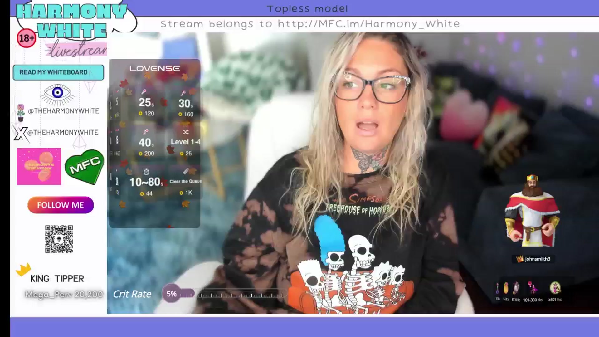 Gallery image thumbnail from Harmony_White's myfreecams stream on, 10/22/2024, 14:07 image 16 of 20