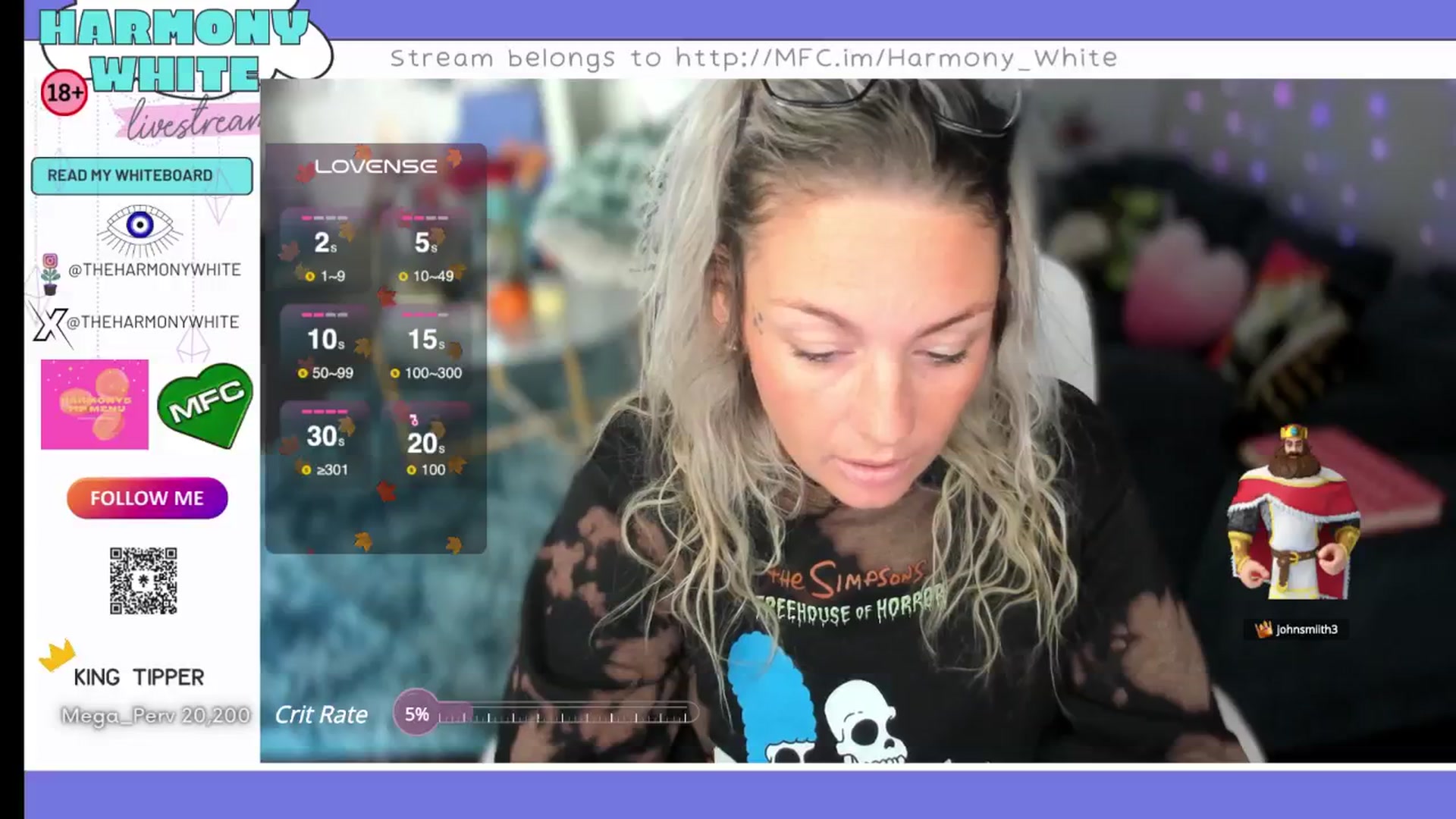 Gallery image thumbnail from Harmony_White's myfreecams stream on, 10/22/2024, 14:07 image 8 of 20