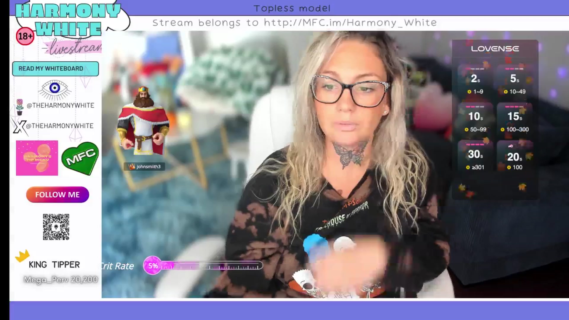 Gallery image thumbnail from Harmony_White's myfreecams stream on, 10/22/2024, 14:07 image 20 of 20