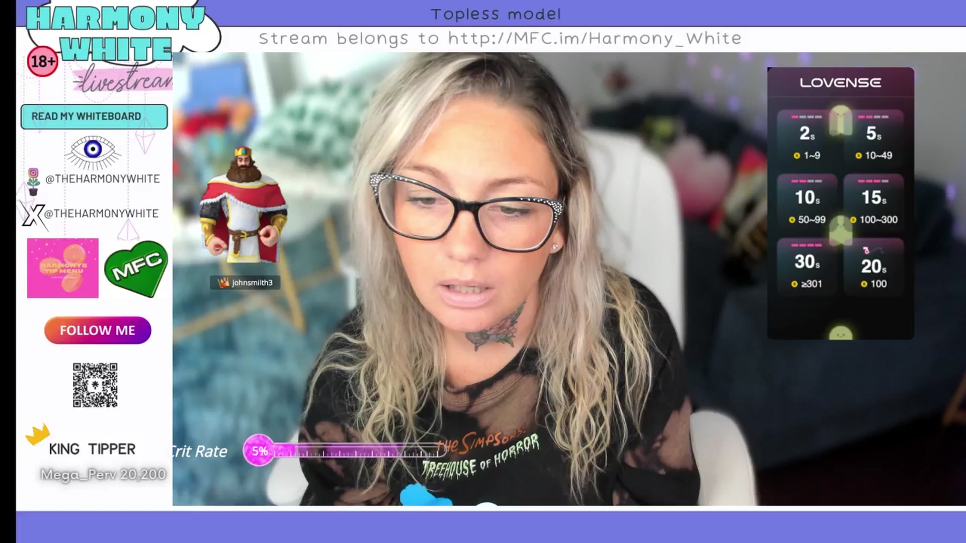 Gallery image thumbnail from Harmony_White's myfreecams stream on, 10/22/2024, 14:43 image 7 of 20