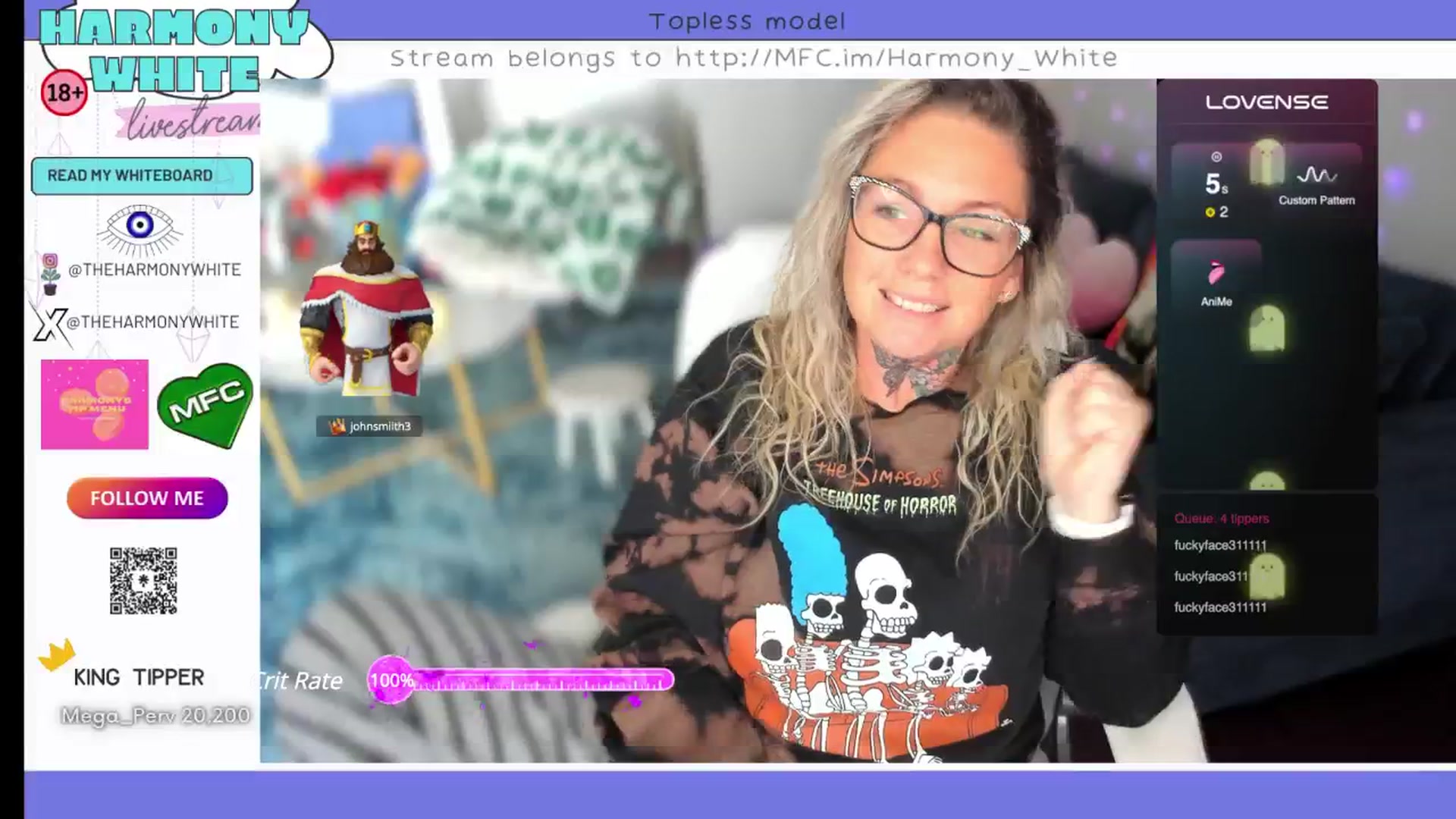 Gallery image thumbnail from Harmony_White's myfreecams stream on, 10/22/2024, 14:43 image 20 of 20