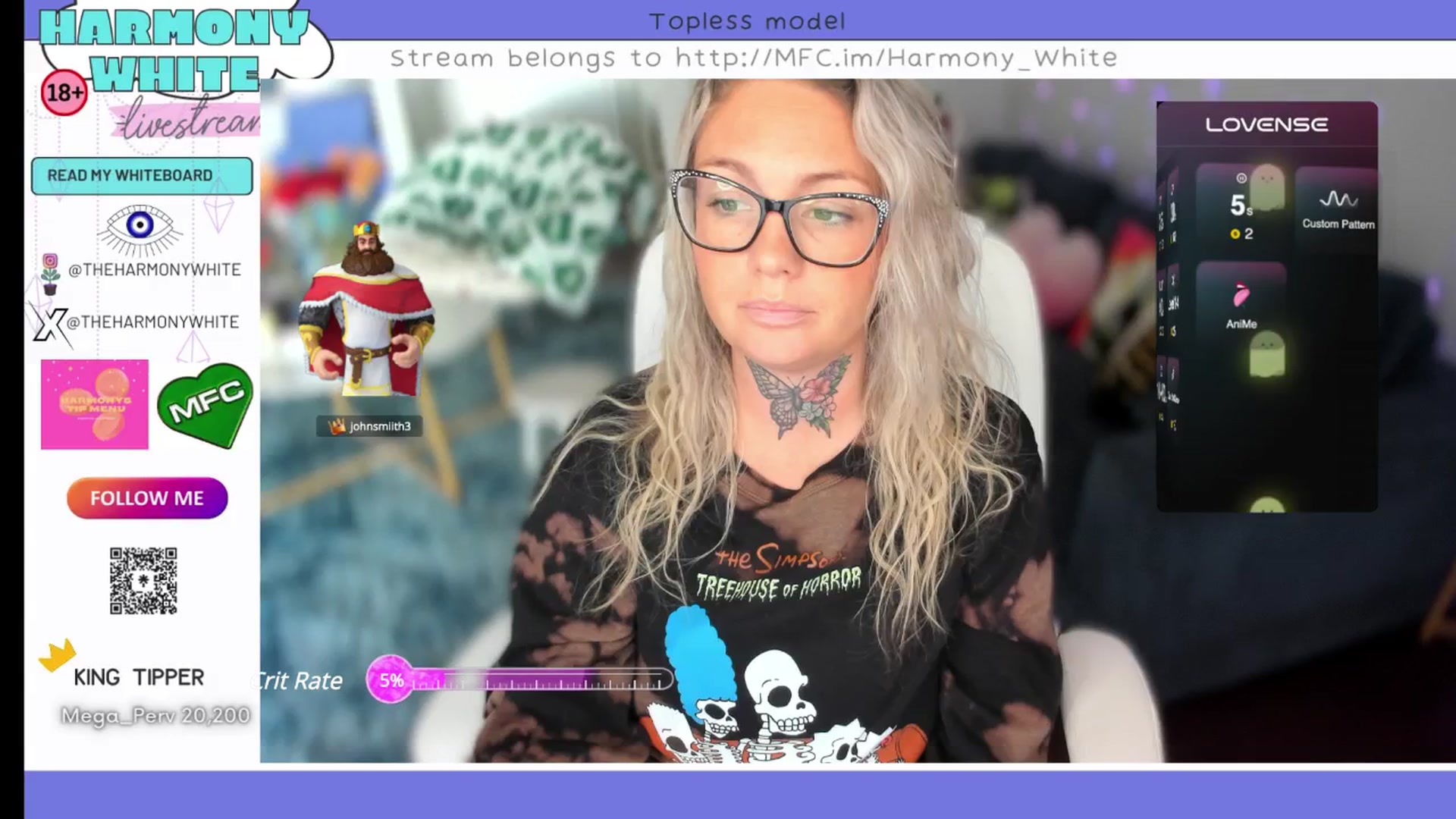 Gallery image thumbnail from Harmony_White's myfreecams stream on, 10/22/2024, 14:43 image 12 of 20