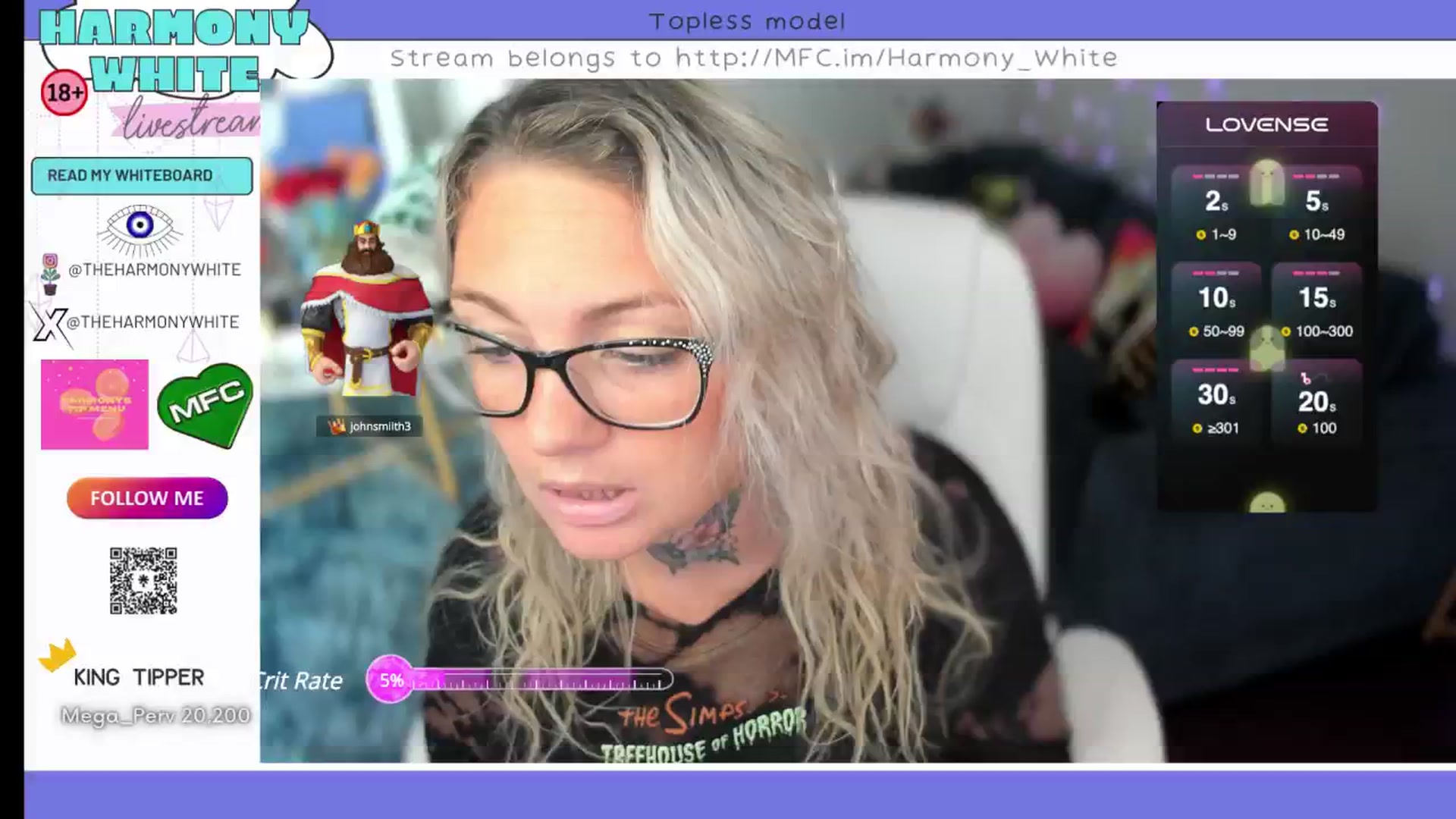 Gallery image thumbnail from Harmony_White's myfreecams stream on, 10/22/2024, 14:43 image 10 of 20