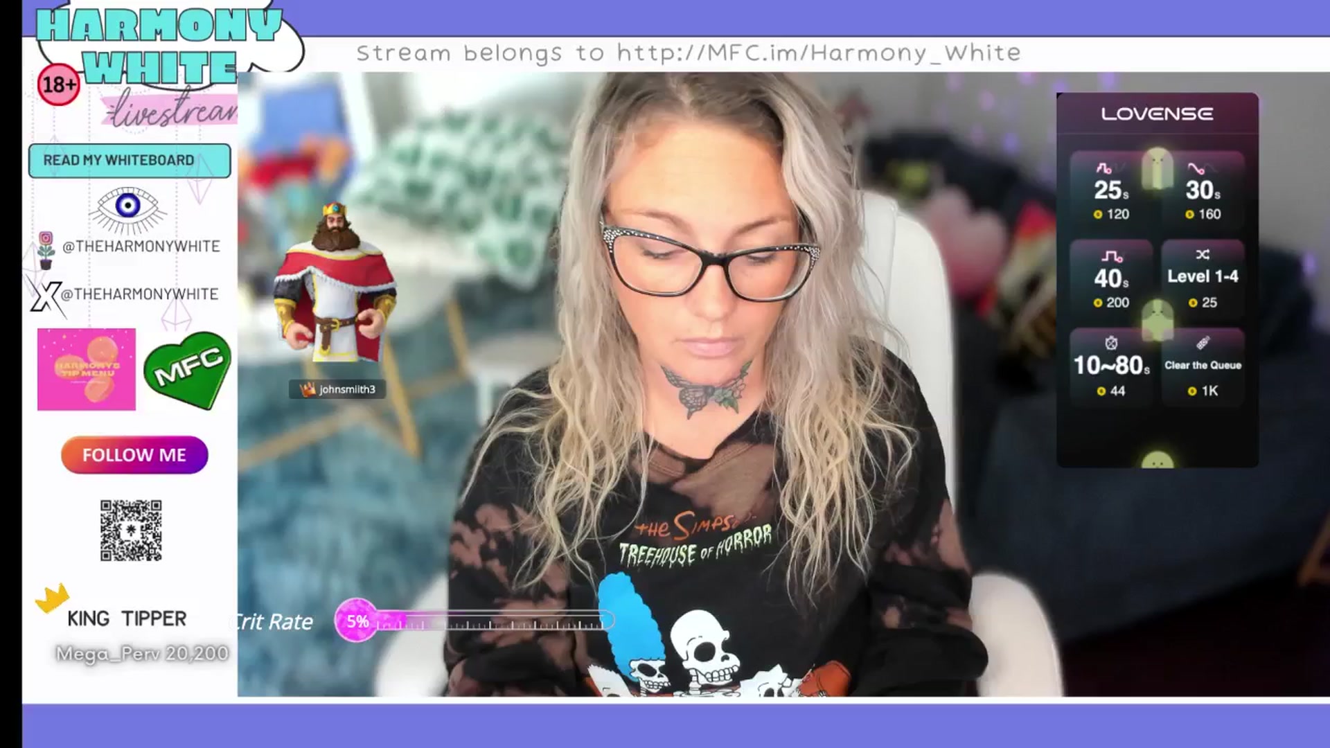 Gallery image thumbnail from Harmony_White's myfreecams stream on, 10/22/2024, 14:43 image 11 of 20