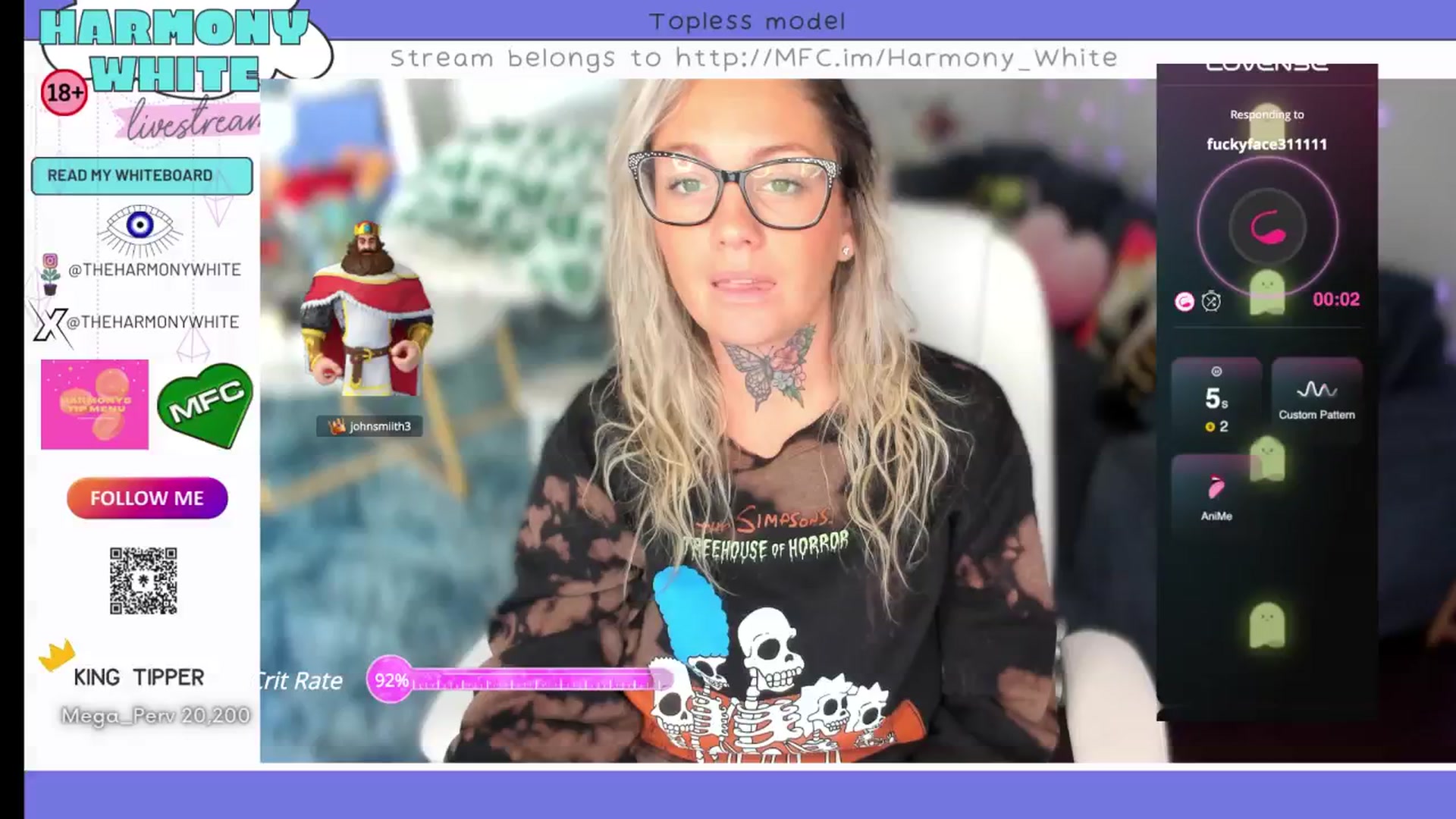 Gallery image thumbnail from Harmony_White's myfreecams stream on, 10/22/2024, 14:43 image 15 of 20
