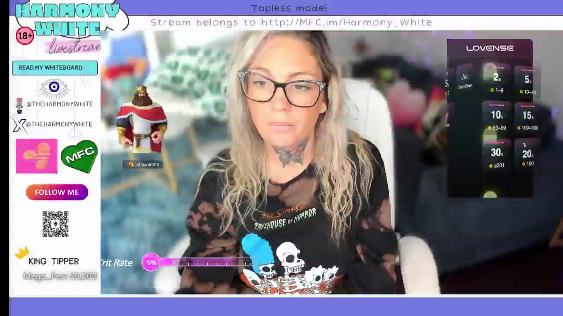 Gallery image thumbnail from Harmony_White's myfreecams stream on, 10/22/2024, 14:43 image 6 of 20