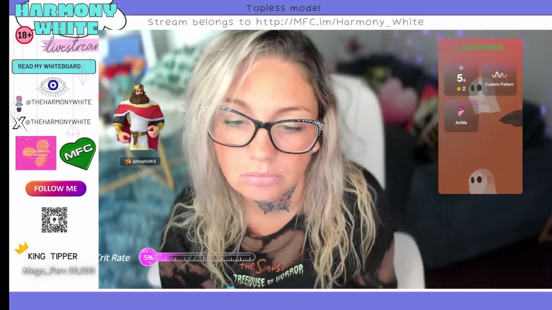 Gallery image thumbnail from Harmony_White's myfreecams stream on, 10/22/2024, 14:43 image 3 of 20