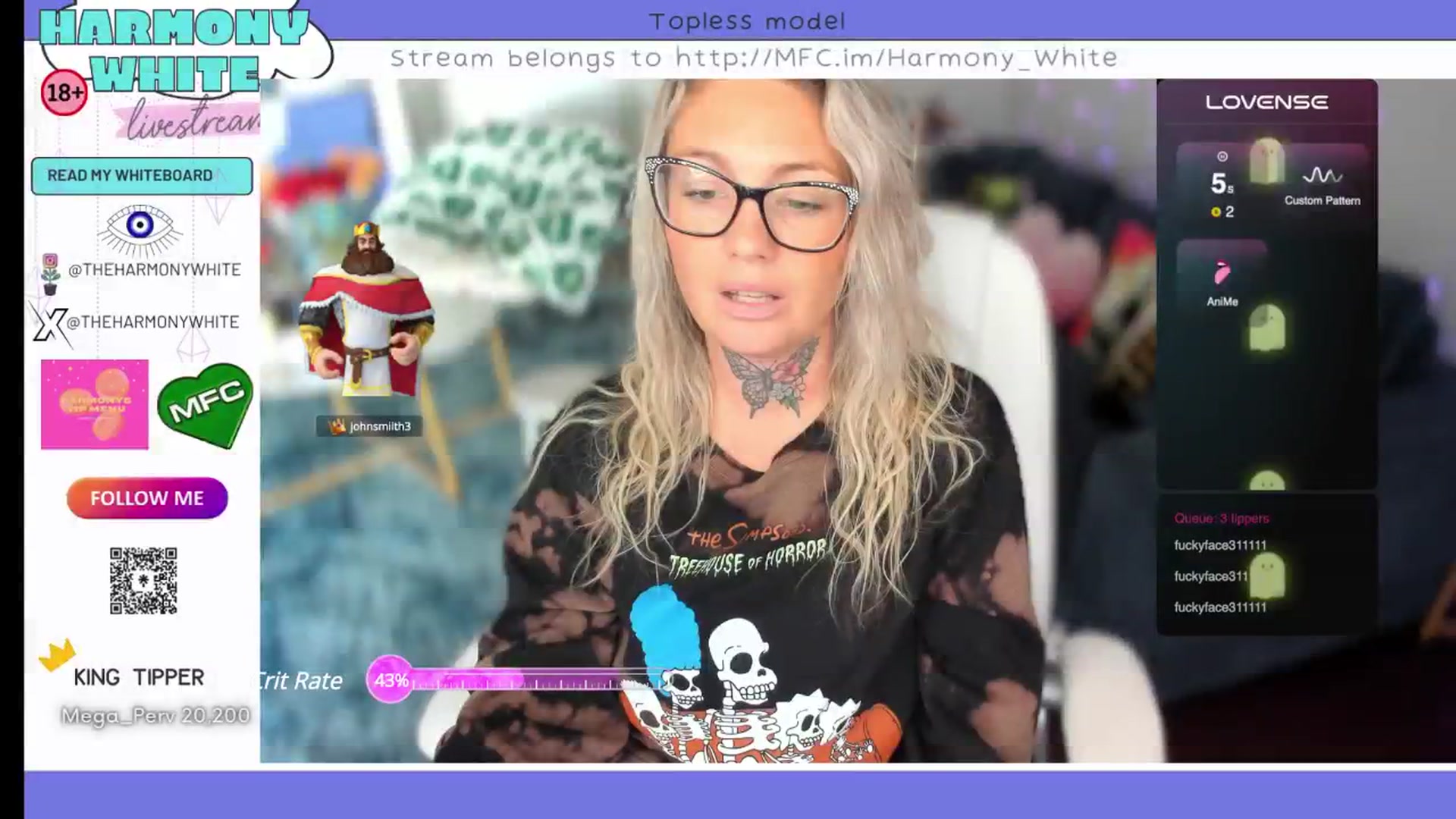 Gallery image thumbnail from Harmony_White's myfreecams stream on, 10/22/2024, 14:43 image 13 of 20