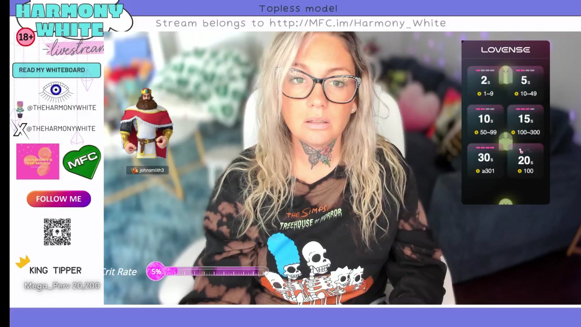 Gallery image thumbnail from Harmony_White's myfreecams stream on, 10/22/2024, 14:43 image 5 of 20