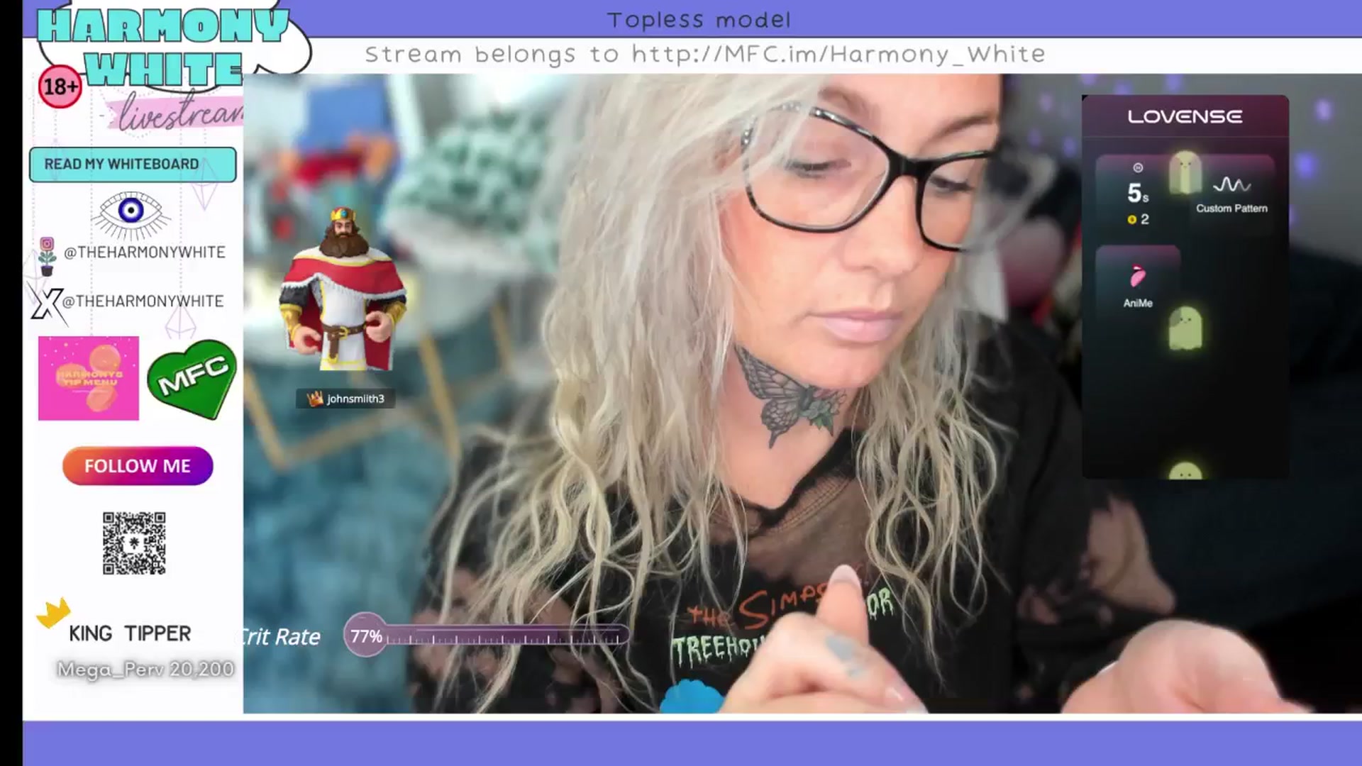 Gallery image thumbnail from Harmony_White's myfreecams stream on, 10/22/2024, 14:43 image 18 of 20
