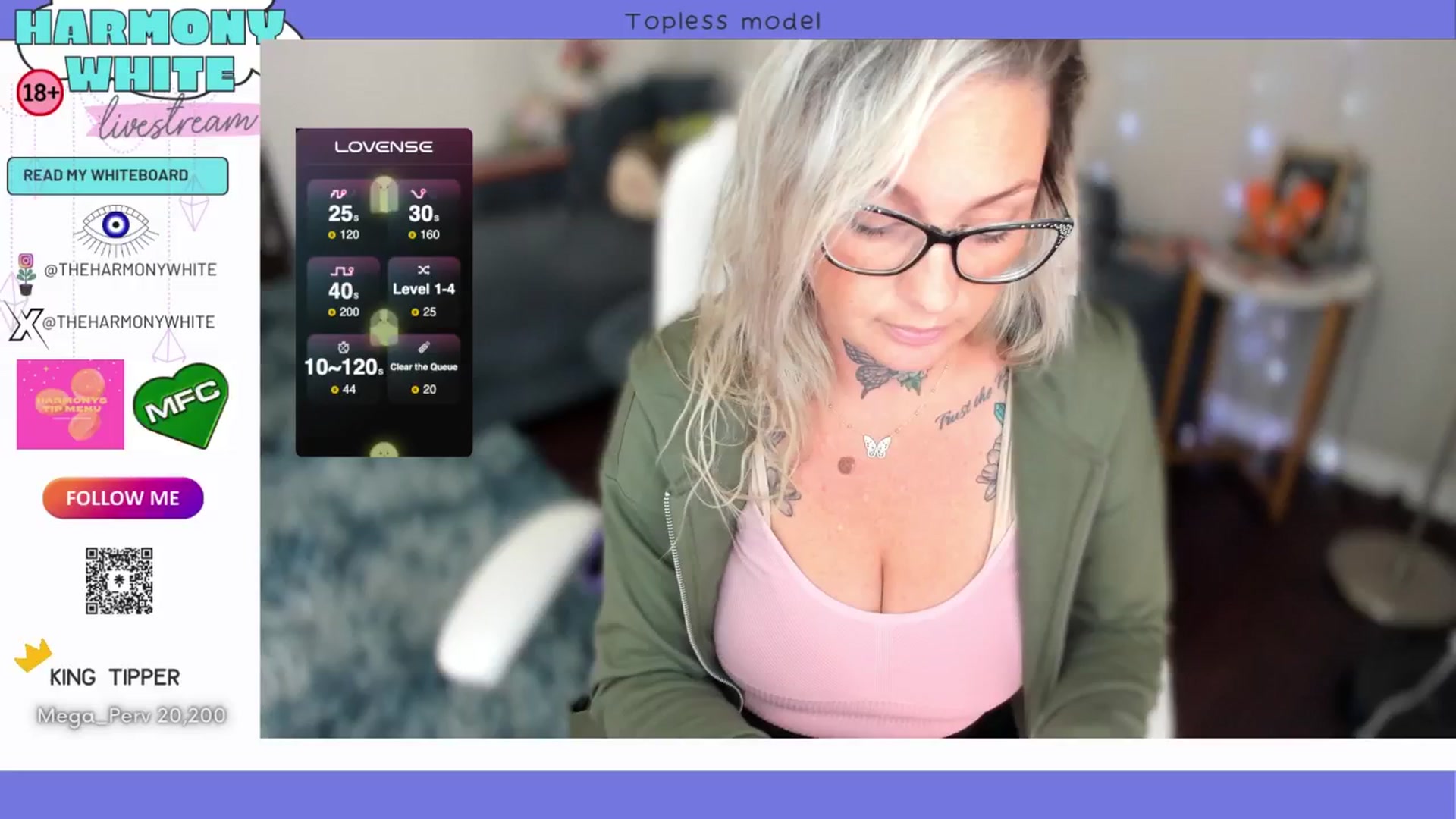 Gallery image thumbnail from Harmony_White's myfreecams stream on, 10/24/2024, 18:03 image 19 of 20