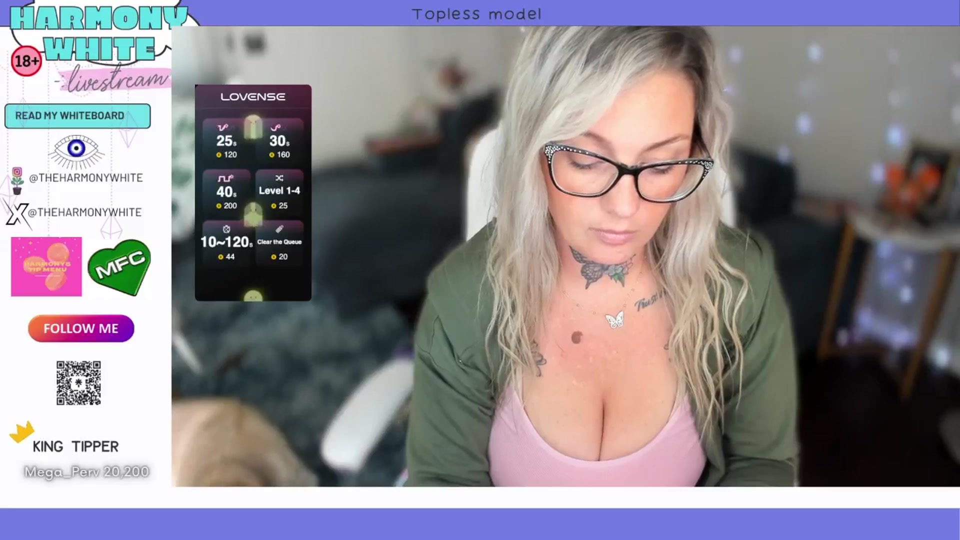 Gallery image thumbnail from Harmony_White's myfreecams stream on, 10/24/2024, 18:03 image 9 of 20