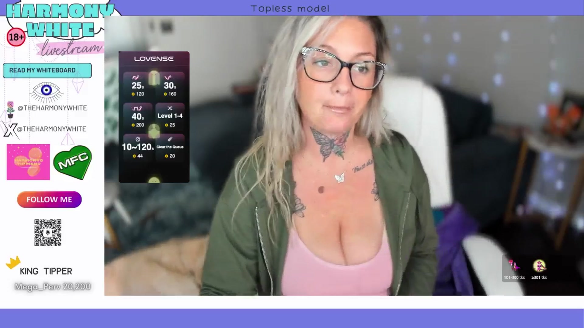 Gallery image thumbnail from Harmony_White's myfreecams stream on, 10/24/2024, 18:03 image 7 of 20