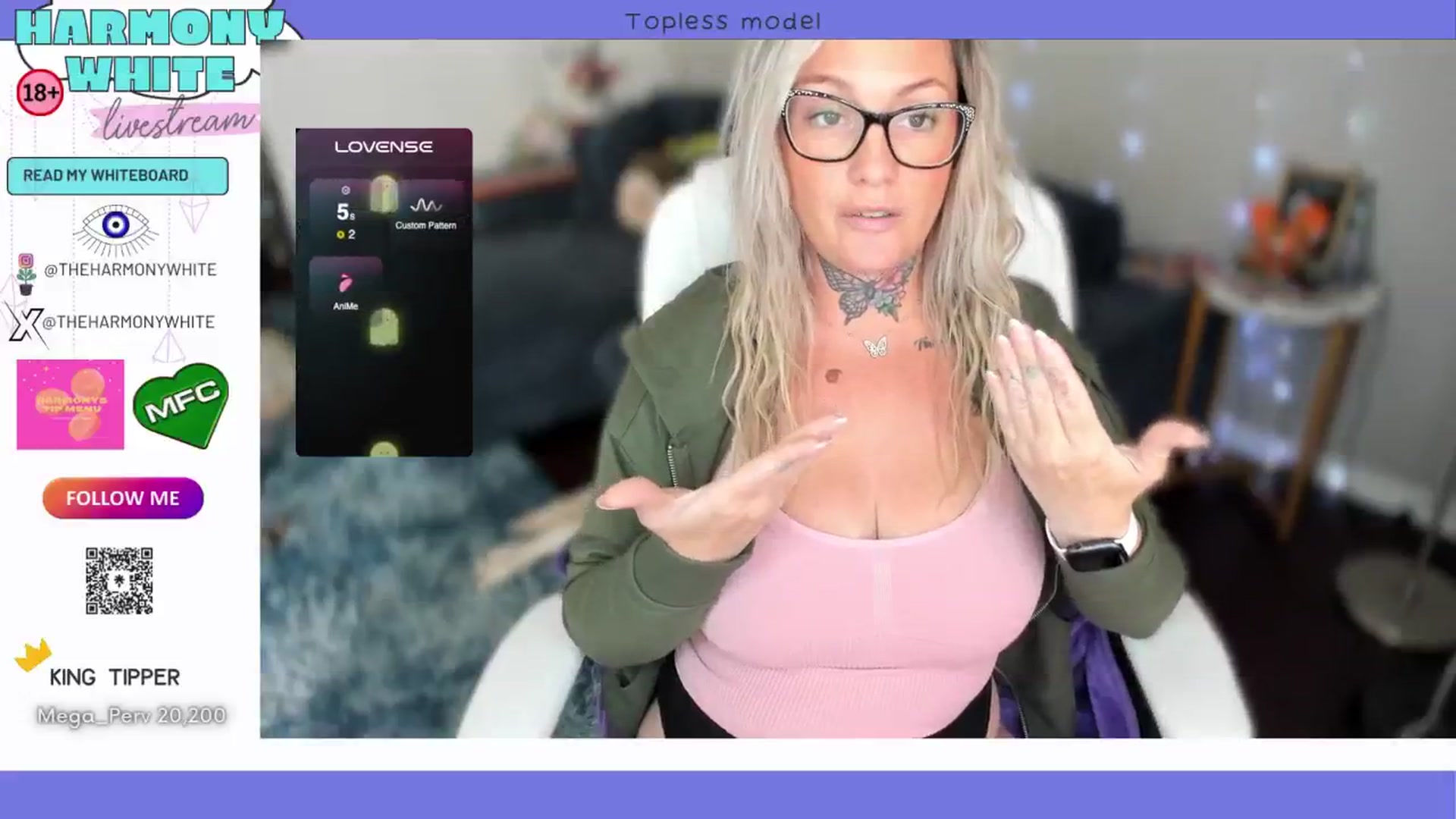 Gallery image thumbnail from Harmony_White's myfreecams stream on, 10/24/2024, 18:03 image 12 of 20