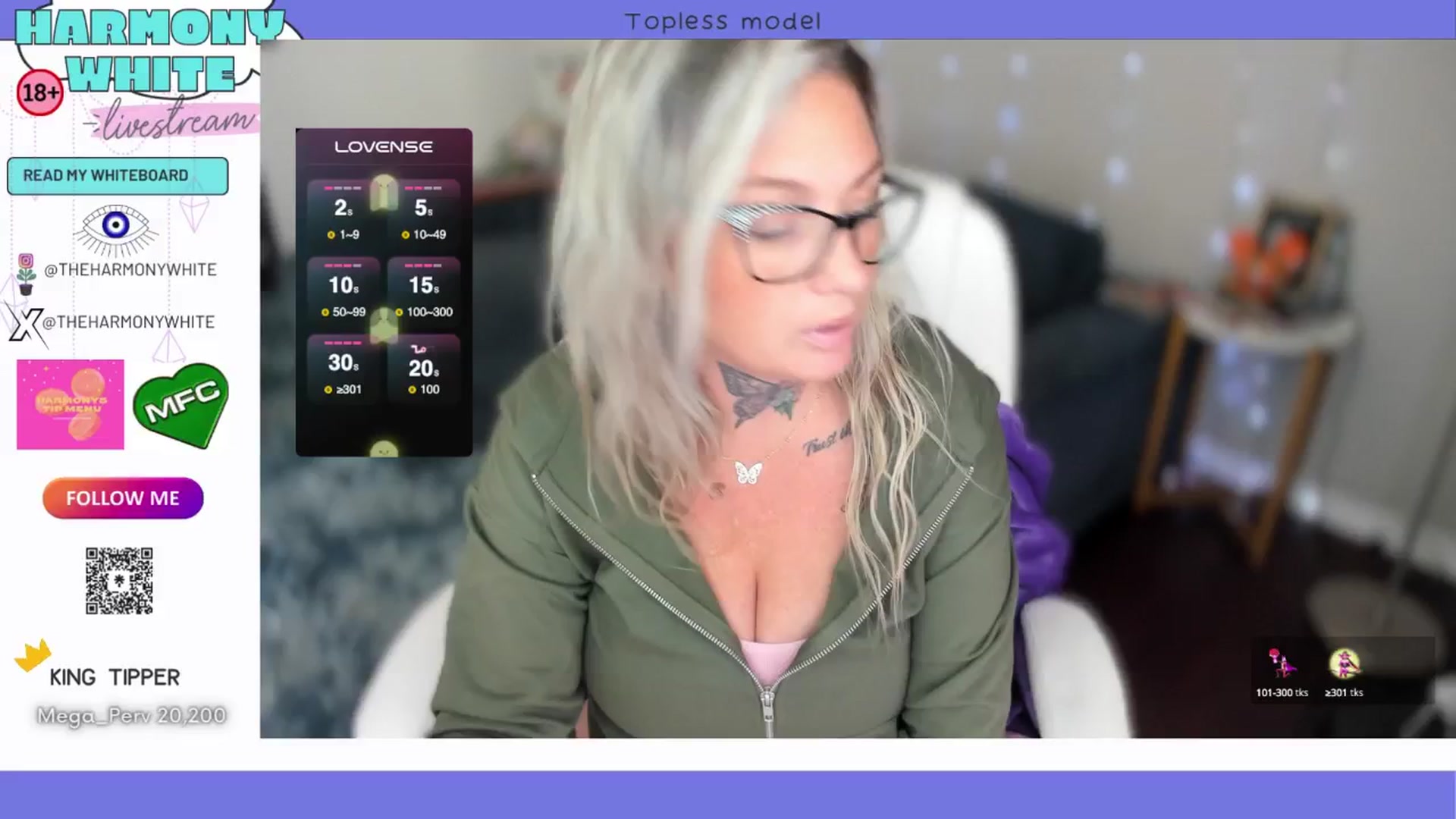 Gallery image thumbnail from Harmony_White's myfreecams stream on, 10/24/2024, 18:03 image 18 of 20