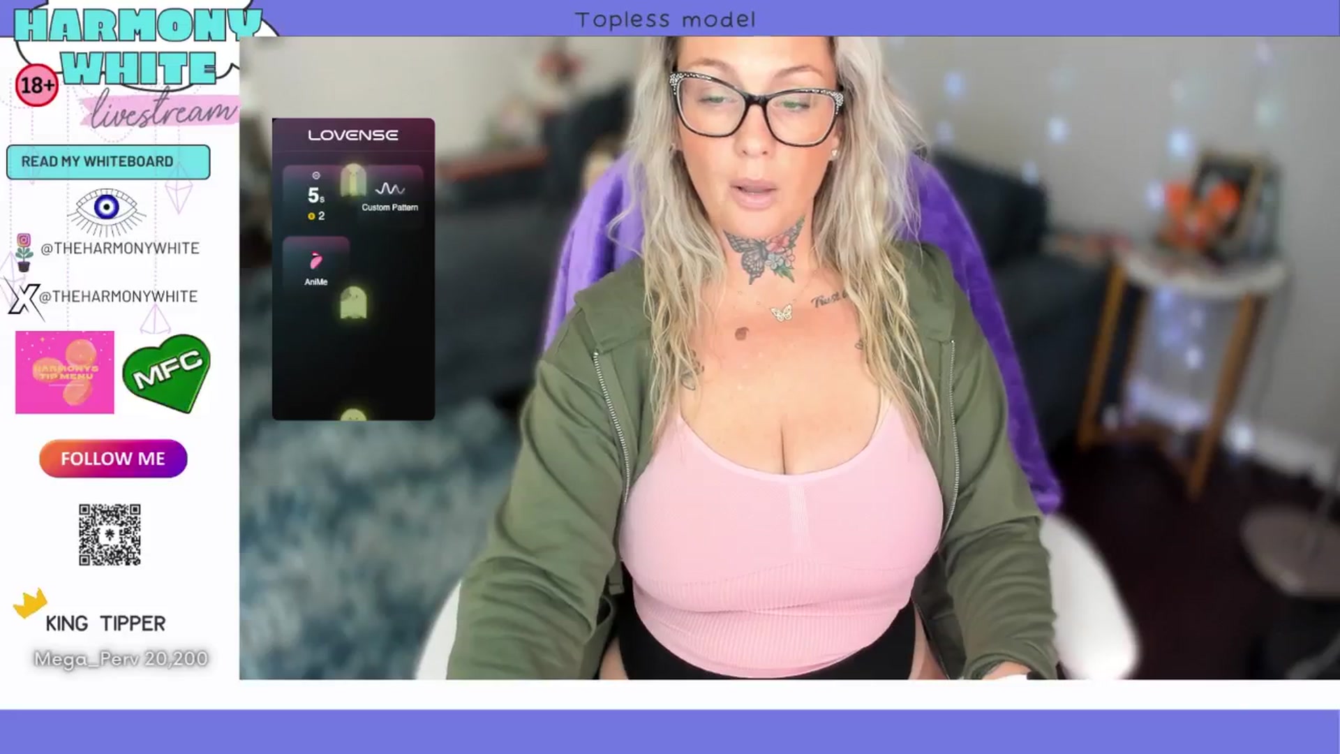 Gallery image thumbnail from Harmony_White's myfreecams stream on, 10/24/2024, 18:03 image 15 of 20