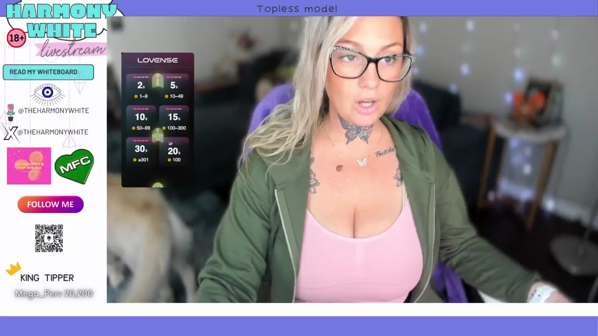 Gallery image thumbnail from Harmony_White's myfreecams stream on, 10/24/2024, 18:03 image 3 of 20