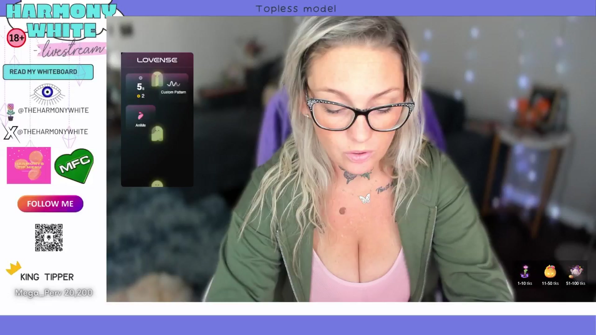 Gallery image thumbnail from Harmony_White's myfreecams stream on, 10/24/2024, 18:03 image 2 of 20