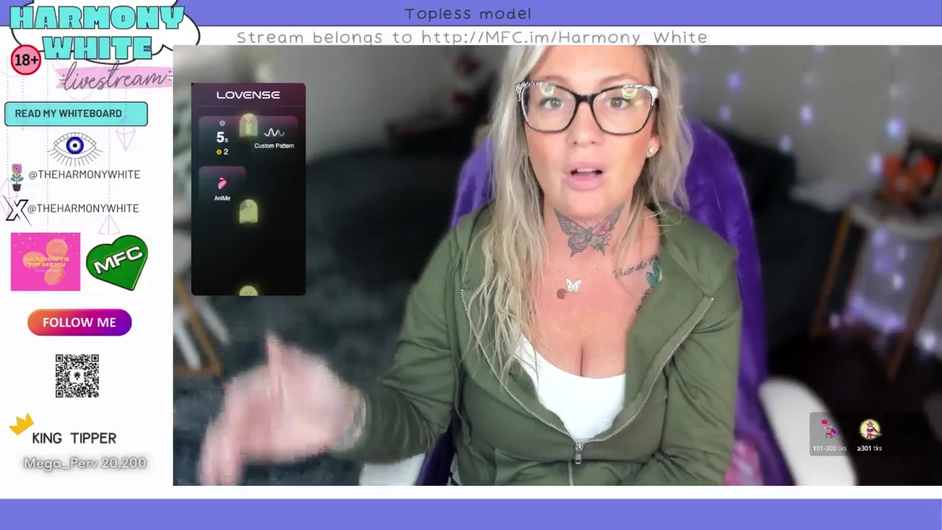 Gallery image thumbnail from Harmony_White's myfreecams stream on, 10/25/2024, 13:22 image 14 of 20