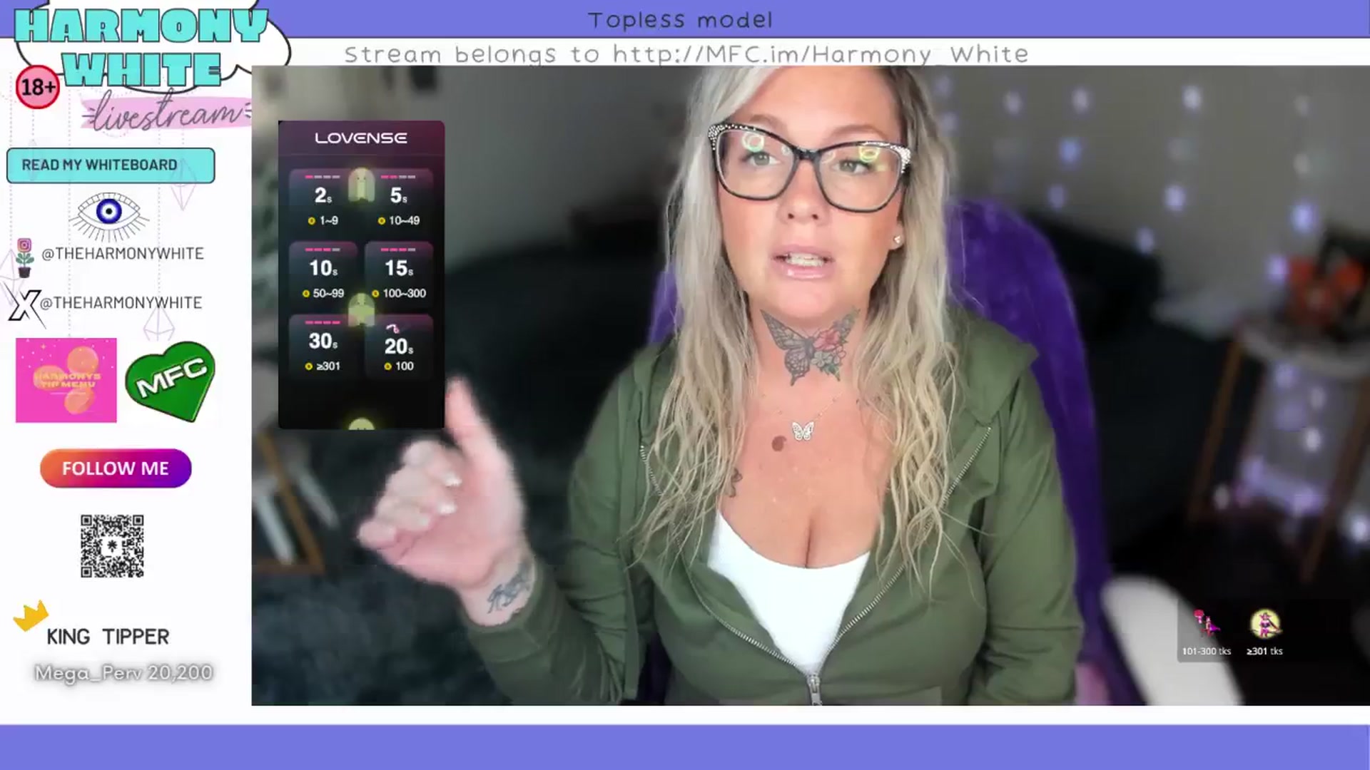 Gallery image thumbnail from Harmony_White's myfreecams stream on, 10/25/2024, 13:22 image 7 of 20