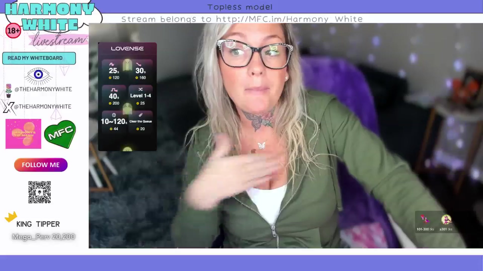 Gallery image thumbnail from Harmony_White's myfreecams stream on, 10/25/2024, 13:22 image 9 of 20