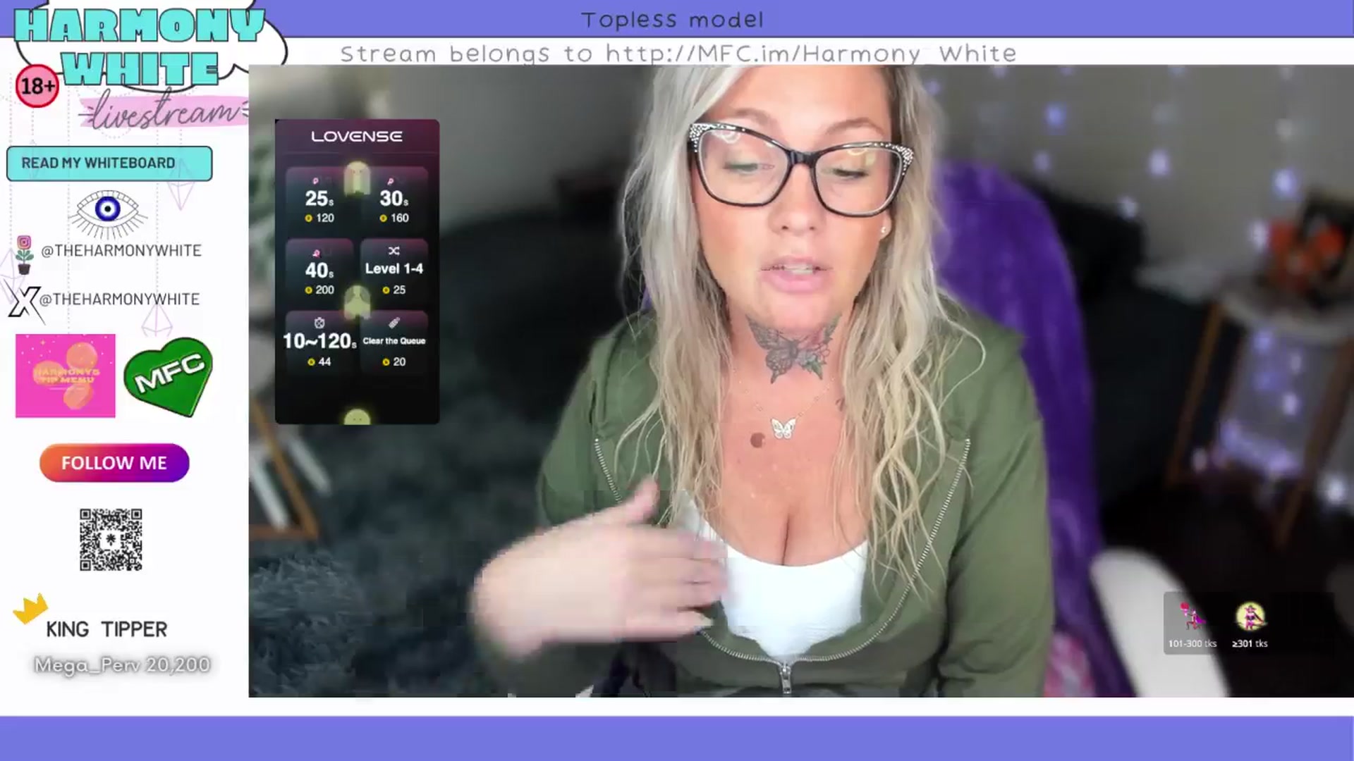 Gallery image thumbnail from Harmony_White's myfreecams stream on, 10/25/2024, 13:22 image 12 of 20