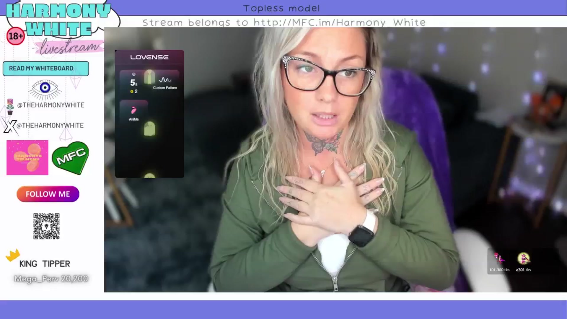 Gallery image thumbnail from Harmony_White's myfreecams stream on, 10/25/2024, 13:22 image 8 of 20