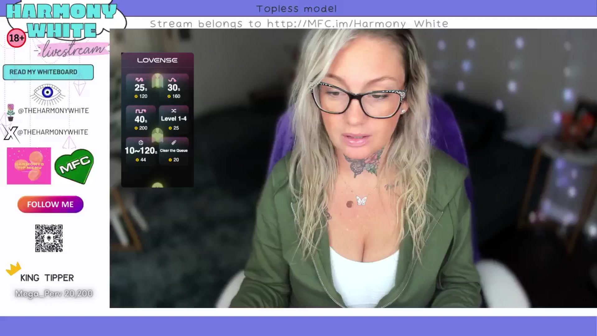 Gallery image thumbnail from Harmony_White's myfreecams stream on, 10/25/2024, 13:22 image 2 of 20