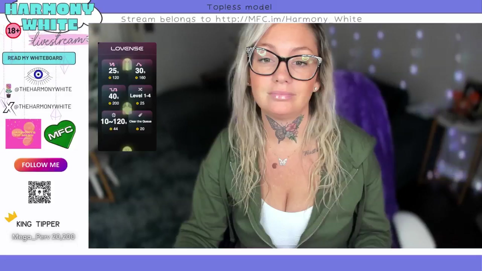 Gallery image thumbnail from Harmony_White's myfreecams stream on, 10/25/2024, 13:22 image 4 of 20