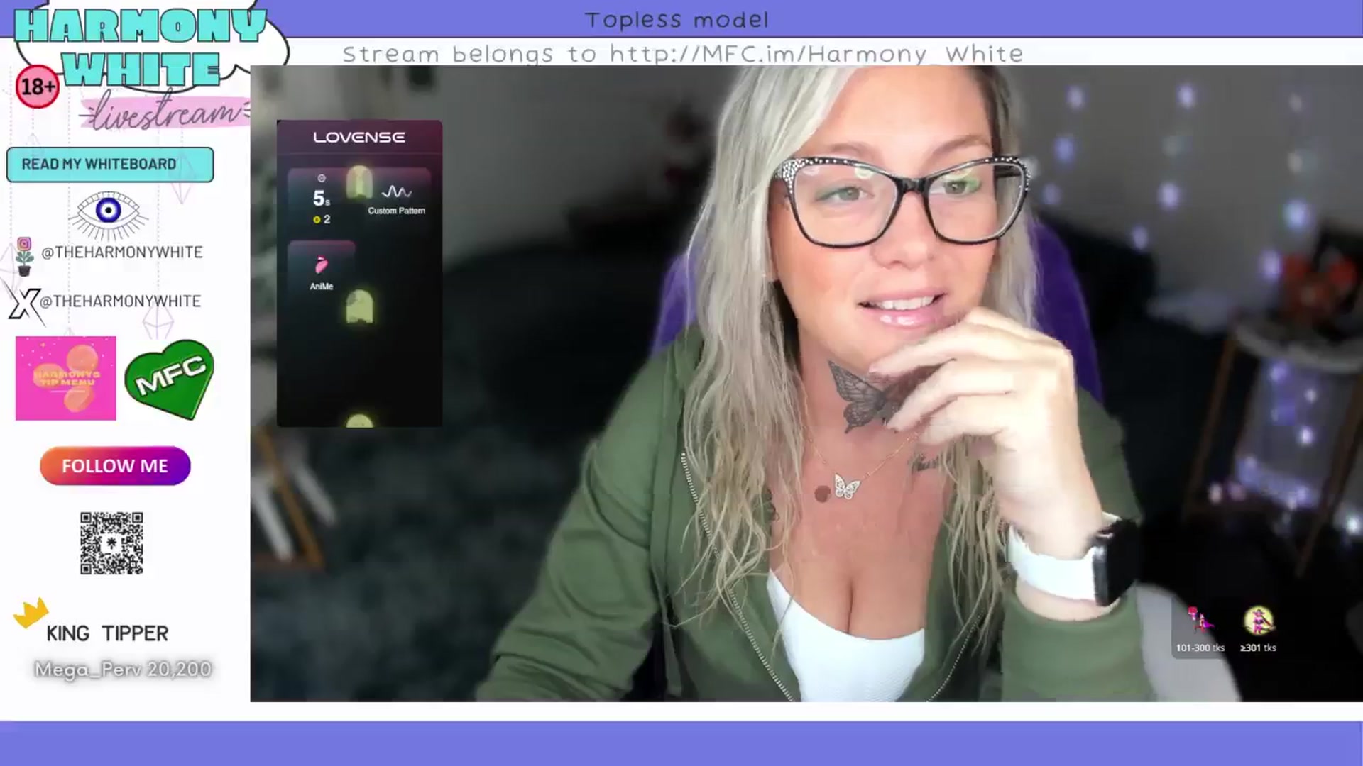 Gallery image thumbnail from Harmony_White's myfreecams stream on, 10/25/2024, 13:22 image 5 of 20