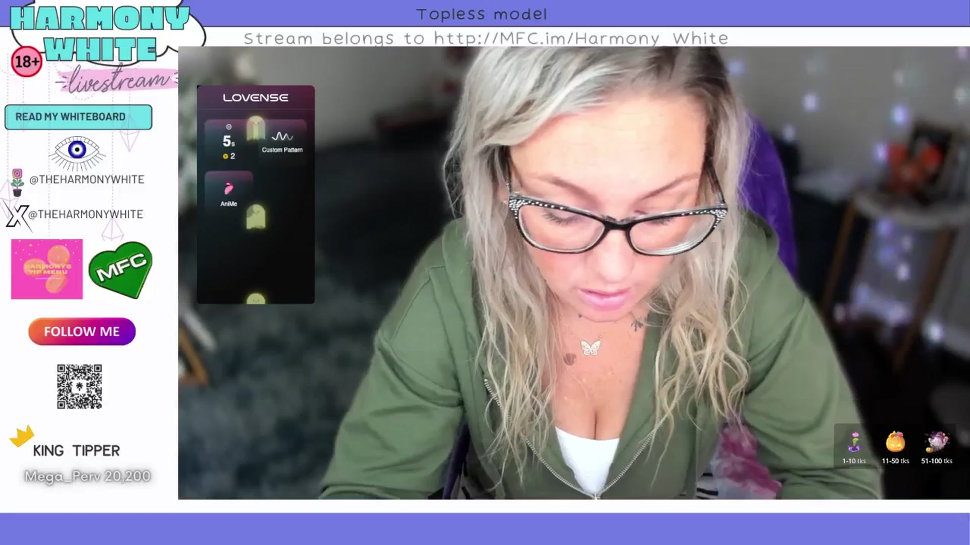 Gallery image thumbnail from Harmony_White's myfreecams stream on, 10/25/2024, 13:22 image 20 of 20