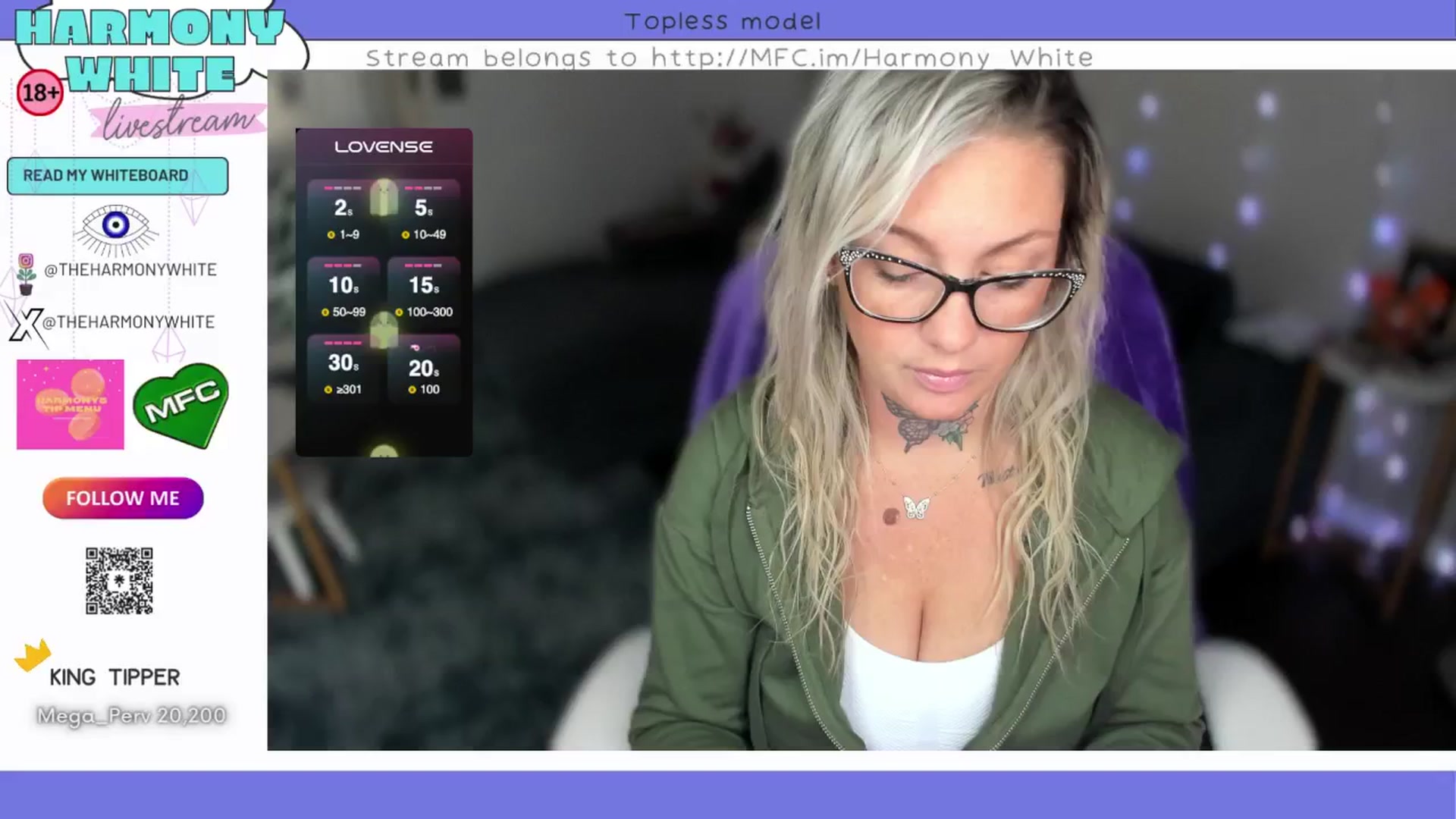 Gallery image thumbnail from Harmony_White's myfreecams stream on, 10/25/2024, 13:22 image 3 of 20