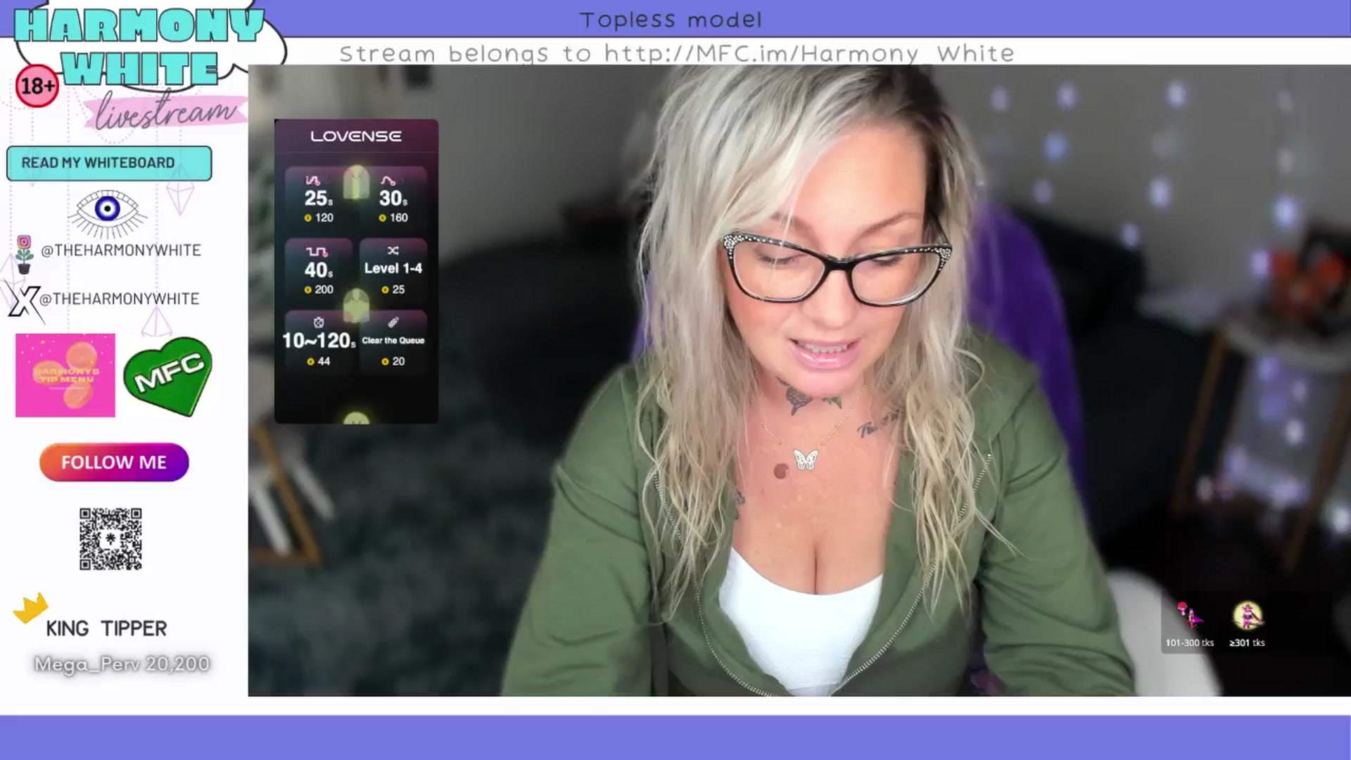 Gallery image thumbnail from Harmony_White's myfreecams stream on, 10/25/2024, 13:22 image 6 of 20