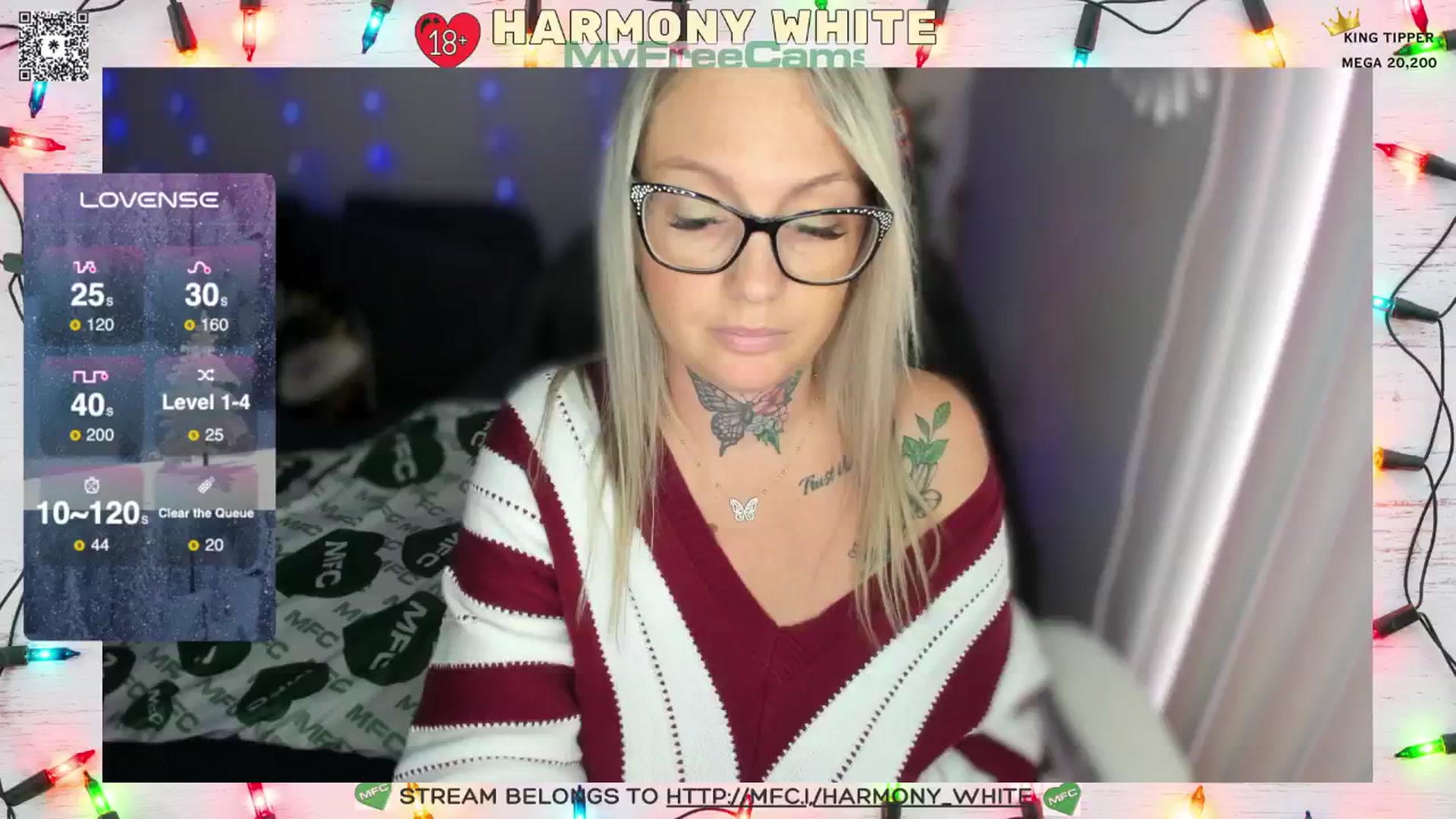 Gallery image thumbnail from Harmony_White's myfreecams stream on, 12/09/2024, 16:12 image 12 of 20