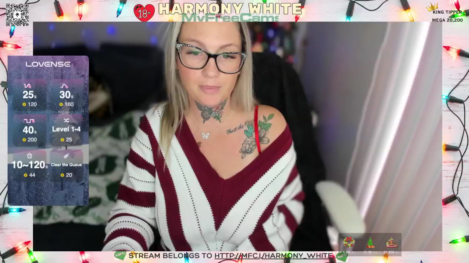 Gallery image thumbnail from Harmony_White's myfreecams stream on, 12/09/2024, 17:32 image 13 of 20