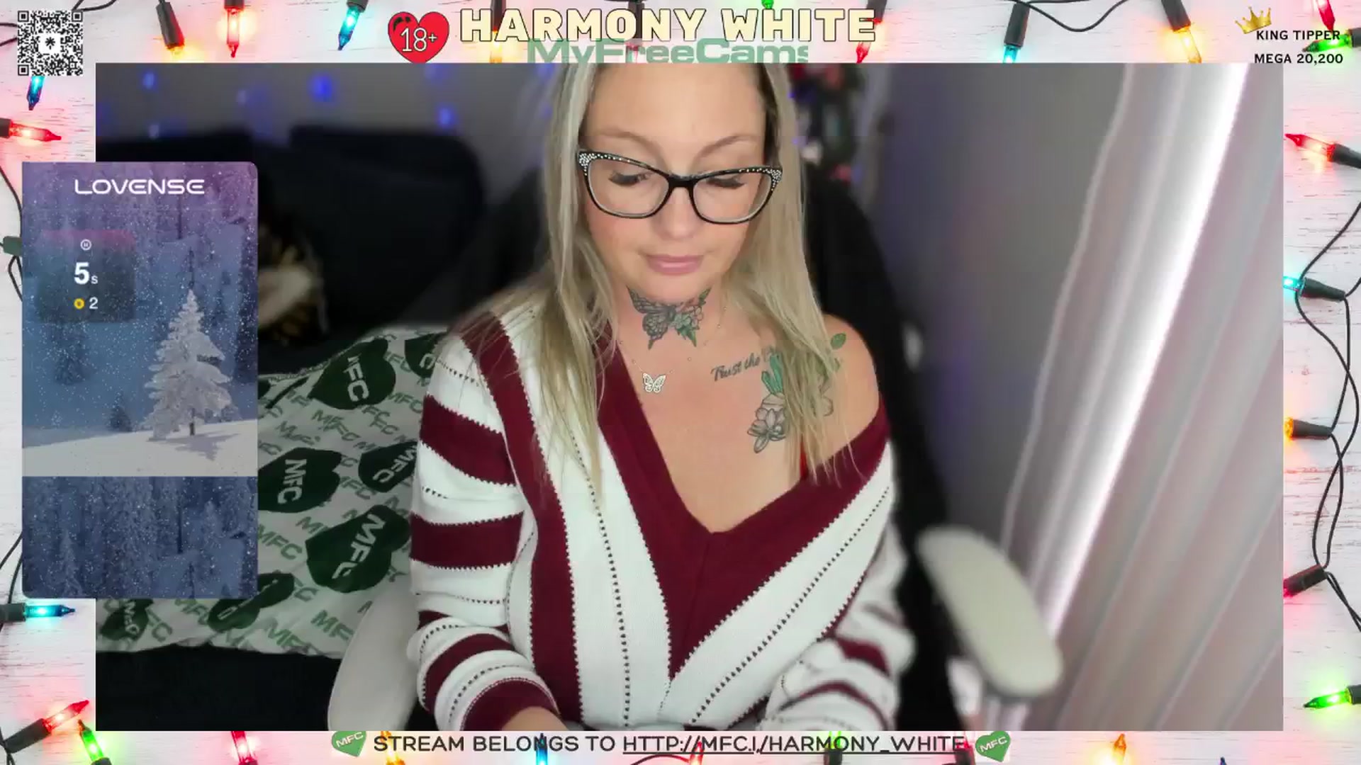 Gallery image thumbnail from Harmony_White's myfreecams stream on, 12/09/2024, 17:32 image 12 of 20