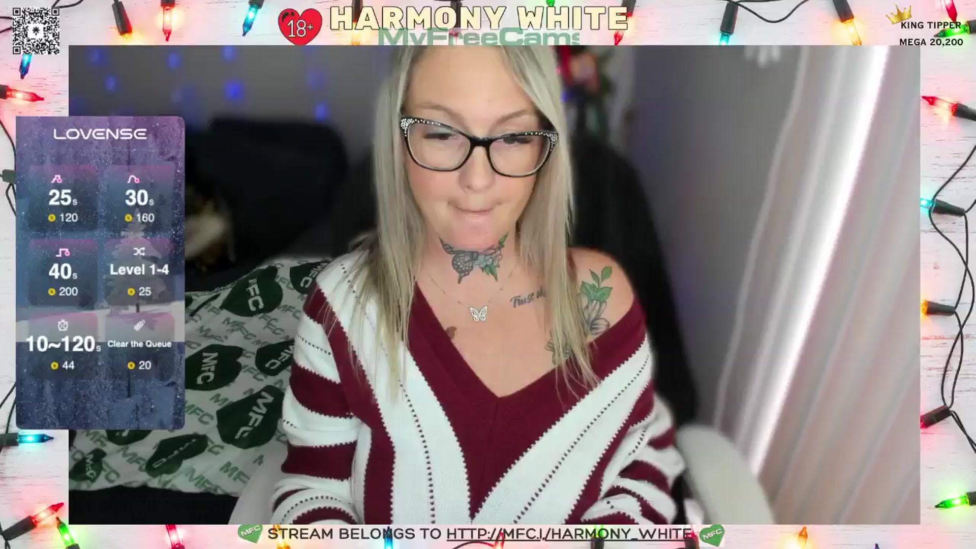 Gallery image thumbnail from Harmony_White's myfreecams stream on, 12/09/2024, 17:32 image 4 of 20