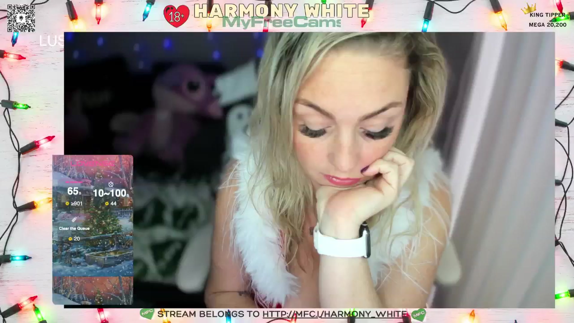 Gallery image thumbnail from Harmony_White's myfreecams stream on, 12/25/2024, 18:41 image 7 of 20