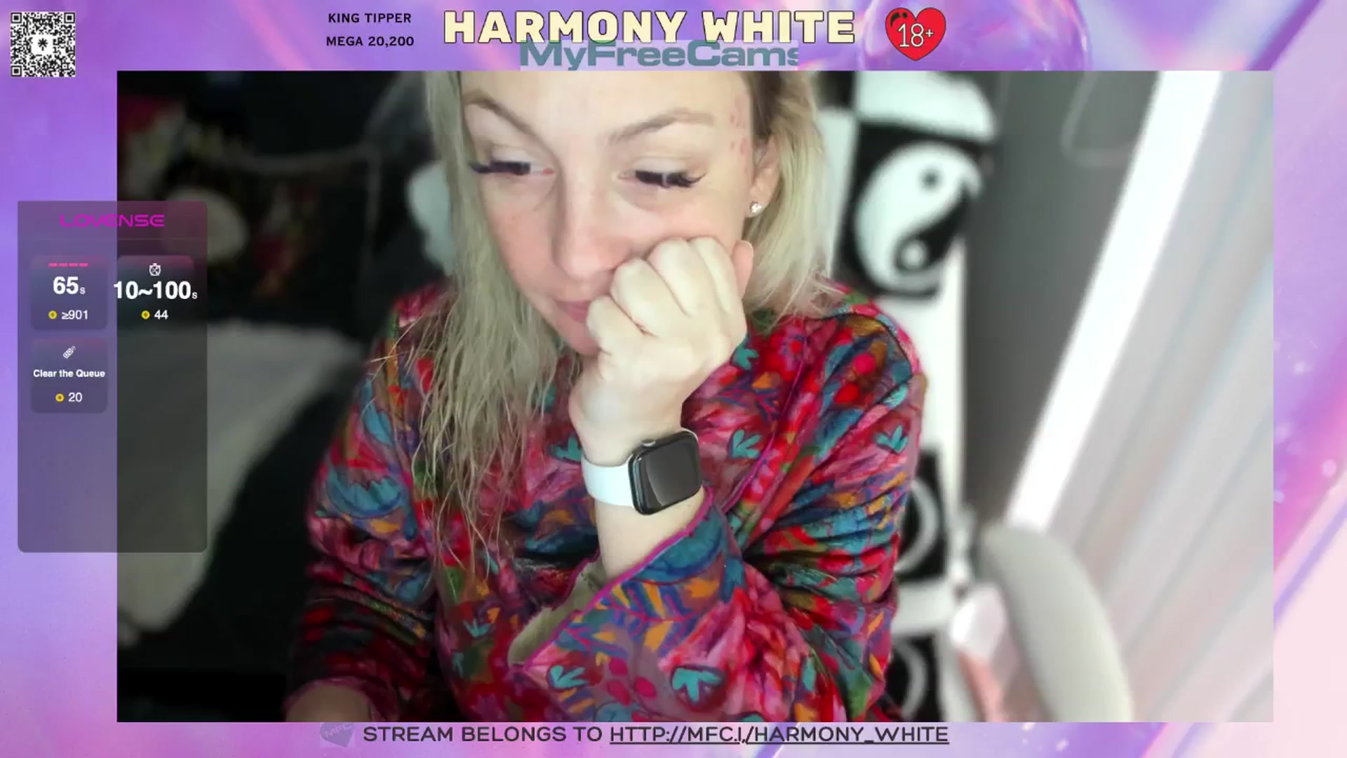 Gallery image thumbnail from Harmony_White's myfreecams stream on, 01/08/2025, 19:27 image 3 of 20