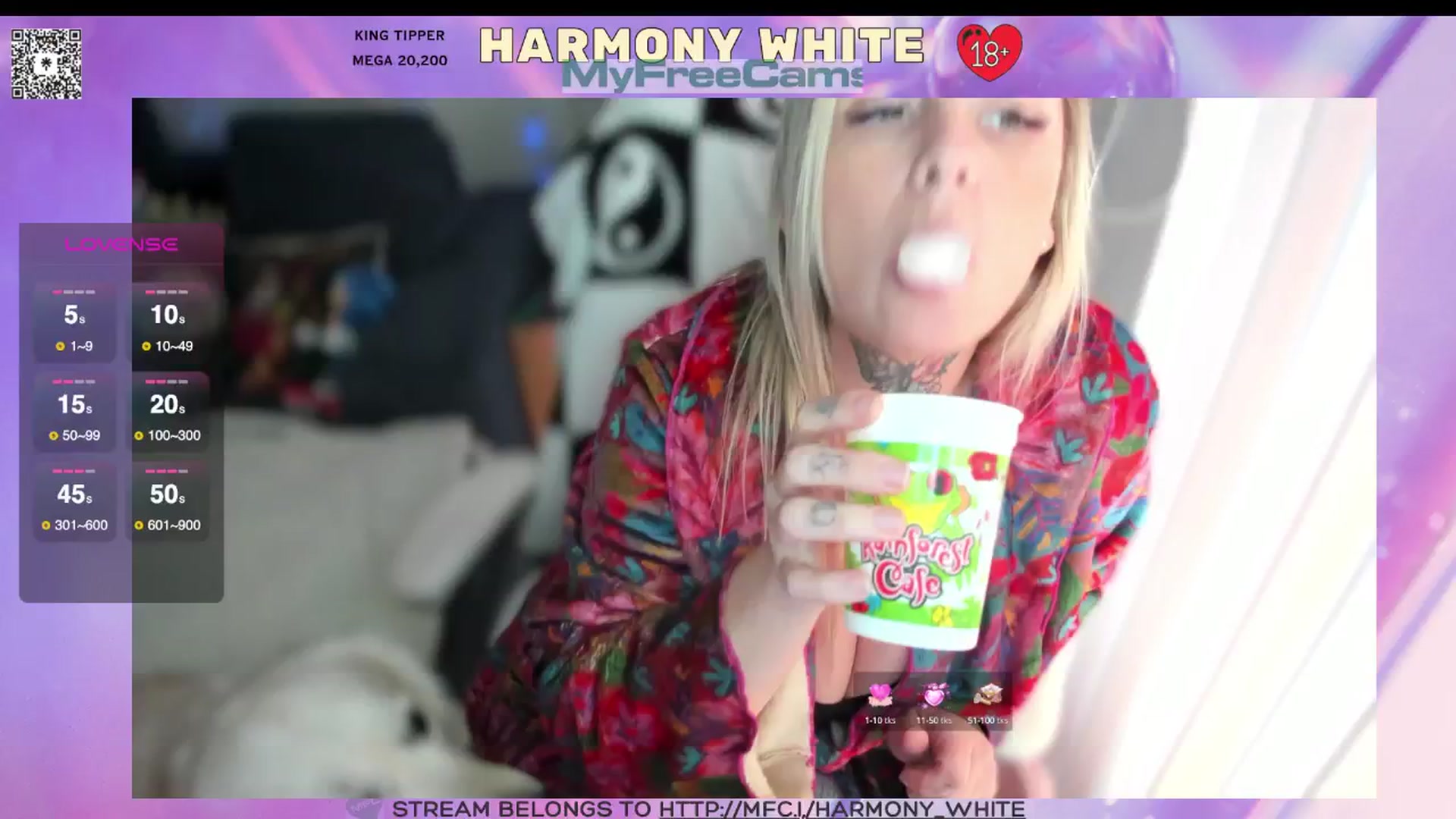 Gallery image thumbnail from Harmony_White's myfreecams stream on, 01/09/2025, 20:43 image 17 of 20
