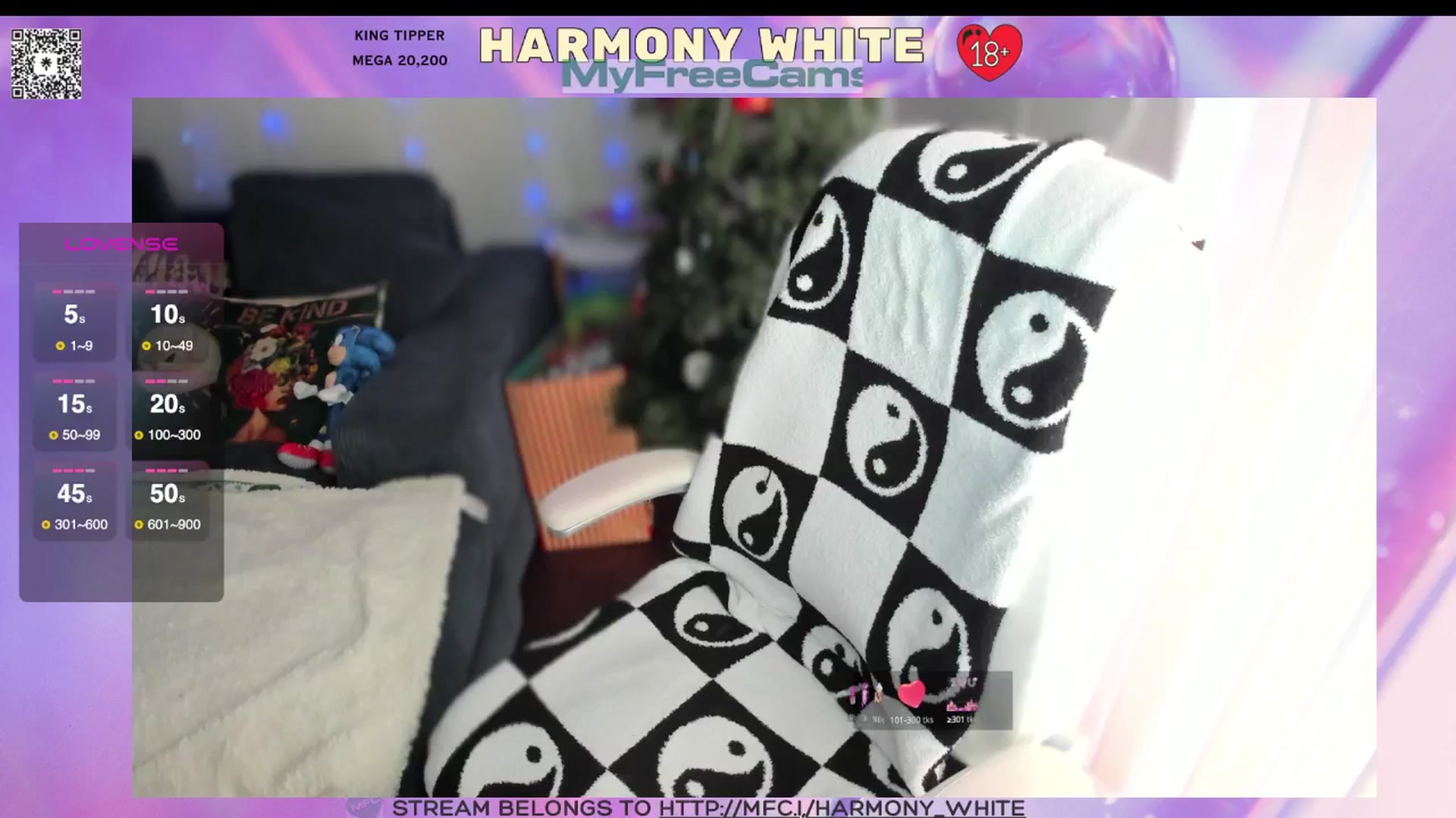 Gallery image thumbnail from Harmony_White's myfreecams stream on, 01/09/2025, 20:43 image 16 of 20