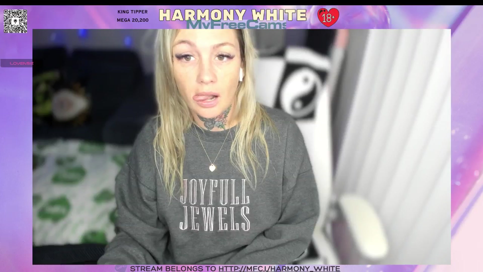 Gallery image thumbnail from Harmony_White's myfreecams stream on, 01/22/2025, 13:45 image 14 of 20