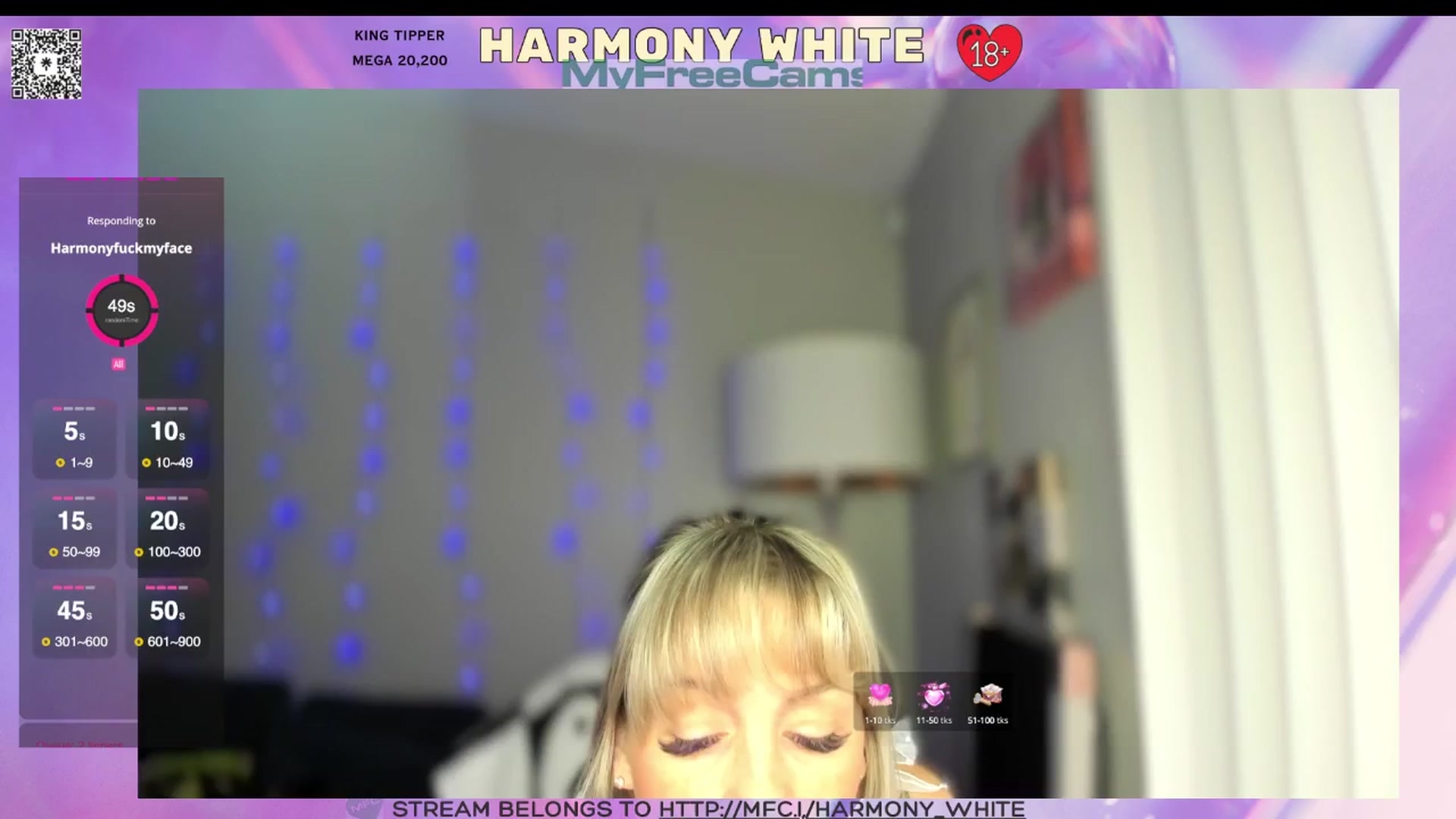 Gallery image thumbnail from Harmony_White's myfreecams stream on, 01/23/2025, 15:43 image 9 of 20
