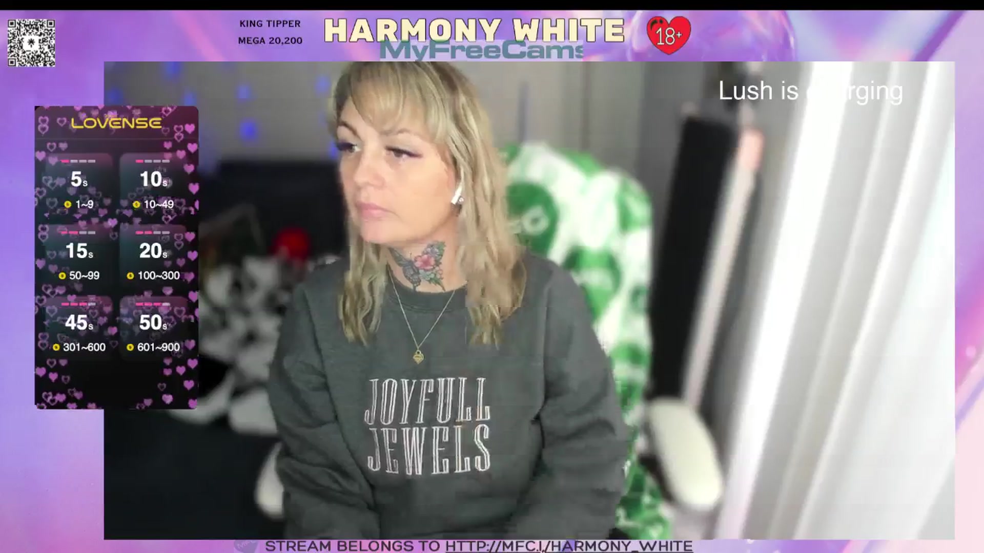 Gallery image thumbnail from Harmony_White's myfreecams stream on, 01/29/2025, 18:58 image 16 of 20