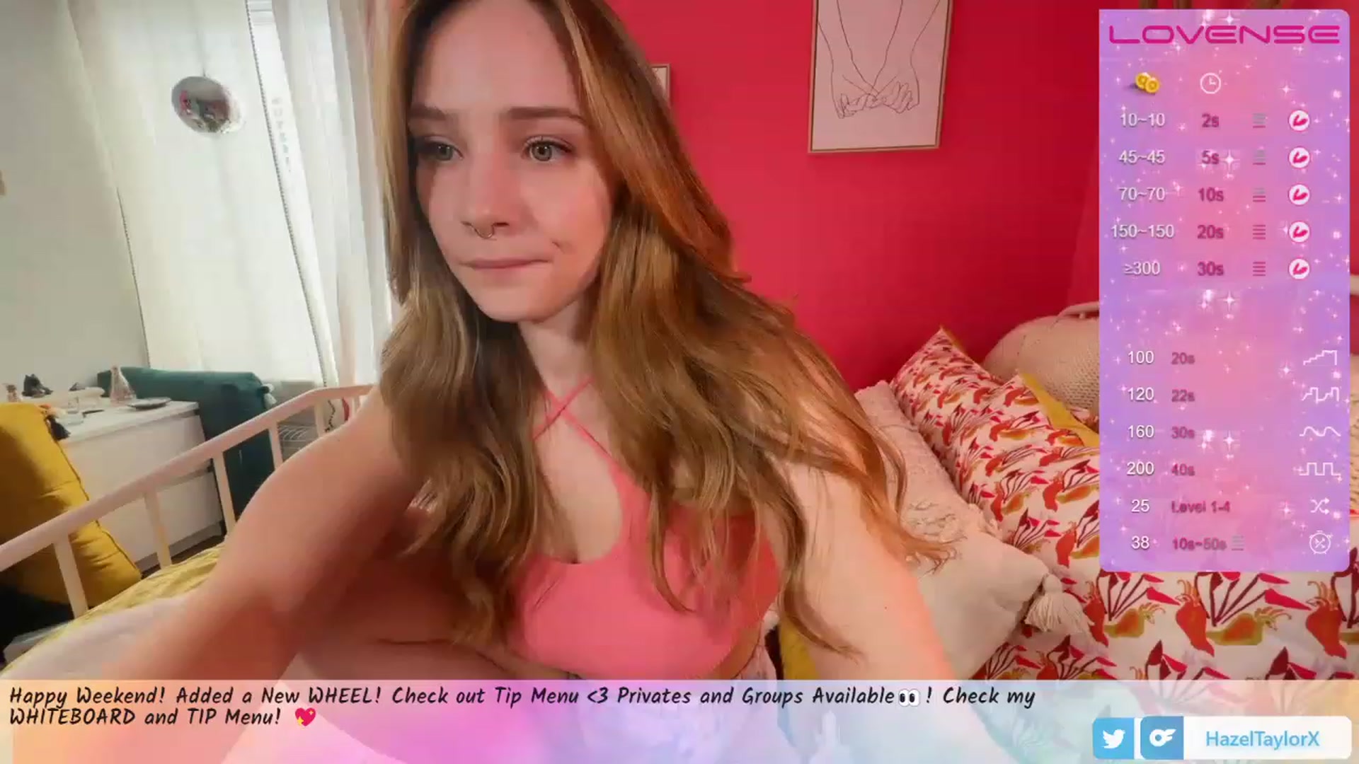 Gallery image thumbnail from HazelTaylorX's myfreecams stream on, 04/16/2023, 21:16 image 6 of 20