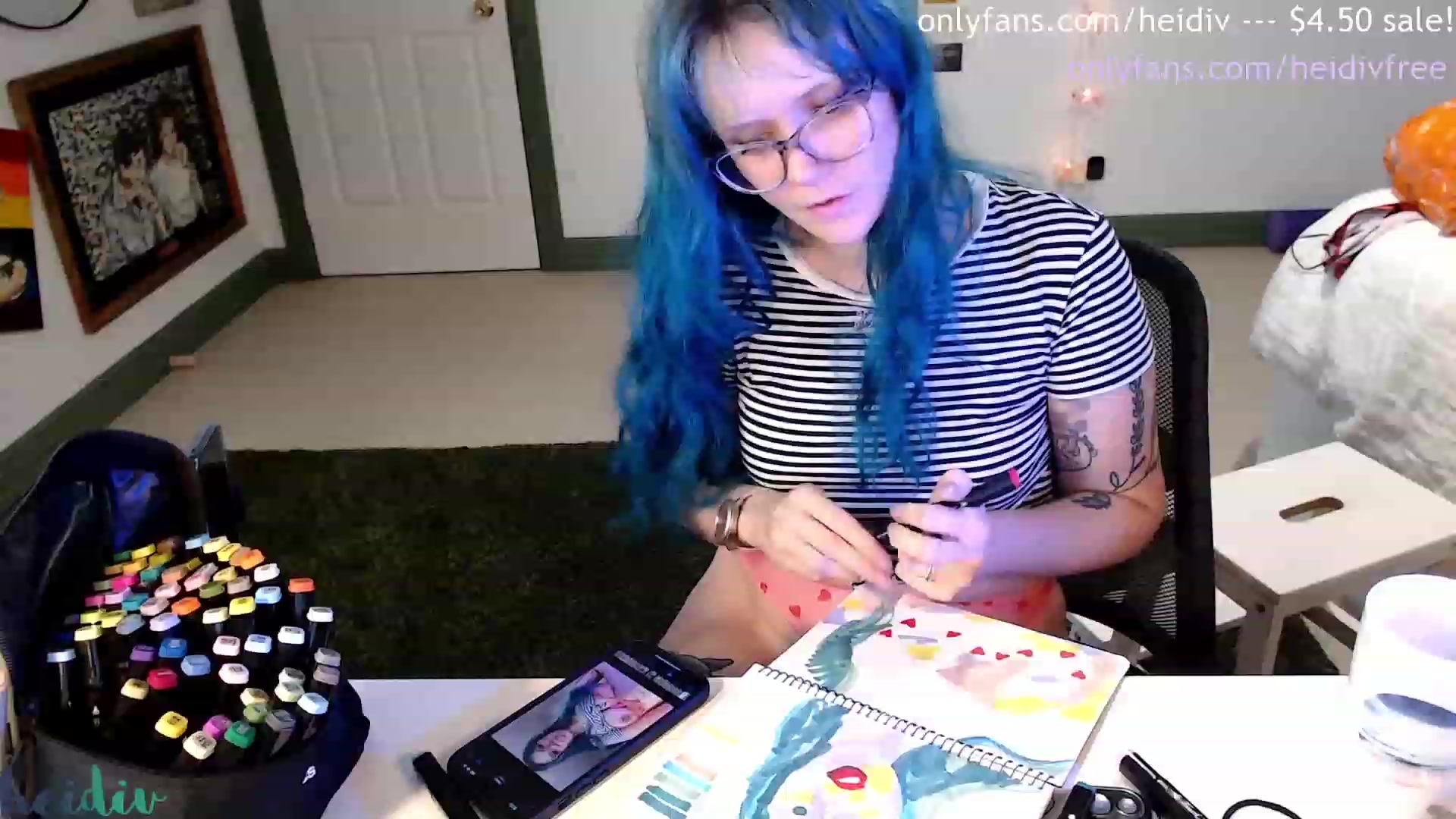 Gallery image thumbnail from Heidiv's myfreecams stream on, 07/07/2023, 11:08 image 13 of 20