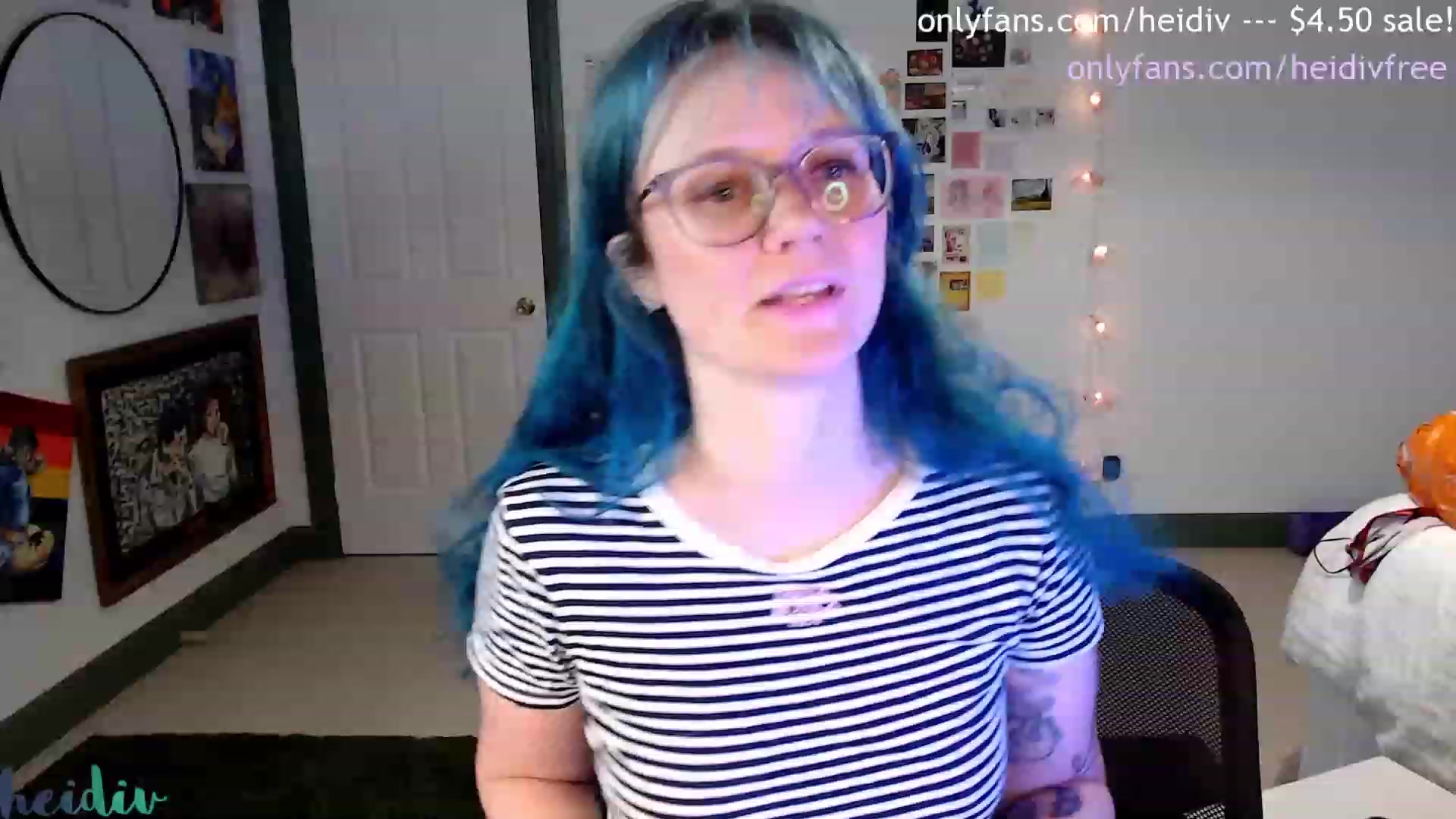 Gallery image thumbnail from Heidiv's myfreecams stream on, 07/07/2023, 11:08 image 1 of 20