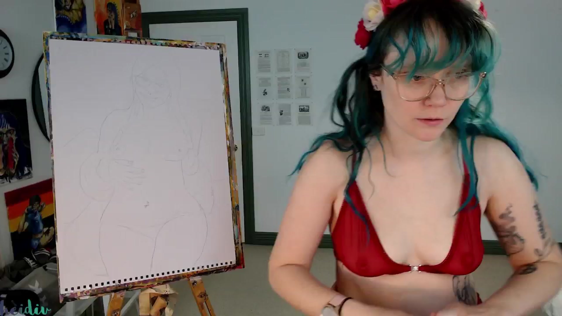 Gallery image thumbnail from Heidiv's myfreecams stream on, 07/04/2024, 02:01 image 3 of 20