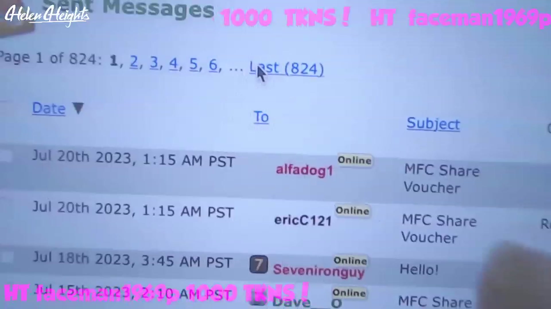 Gallery image thumbnail from Helen_Heights's myfreecams stream on, 07/20/2023, 24:01 image 13 of 20