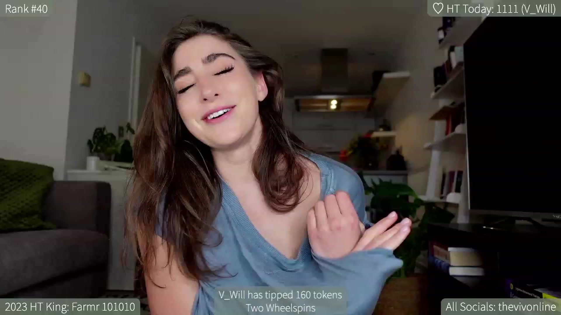 Gallery image thumbnail from HelloViv's myfreecams stream on, 03/06/2023, 18:34 image 7 of 20